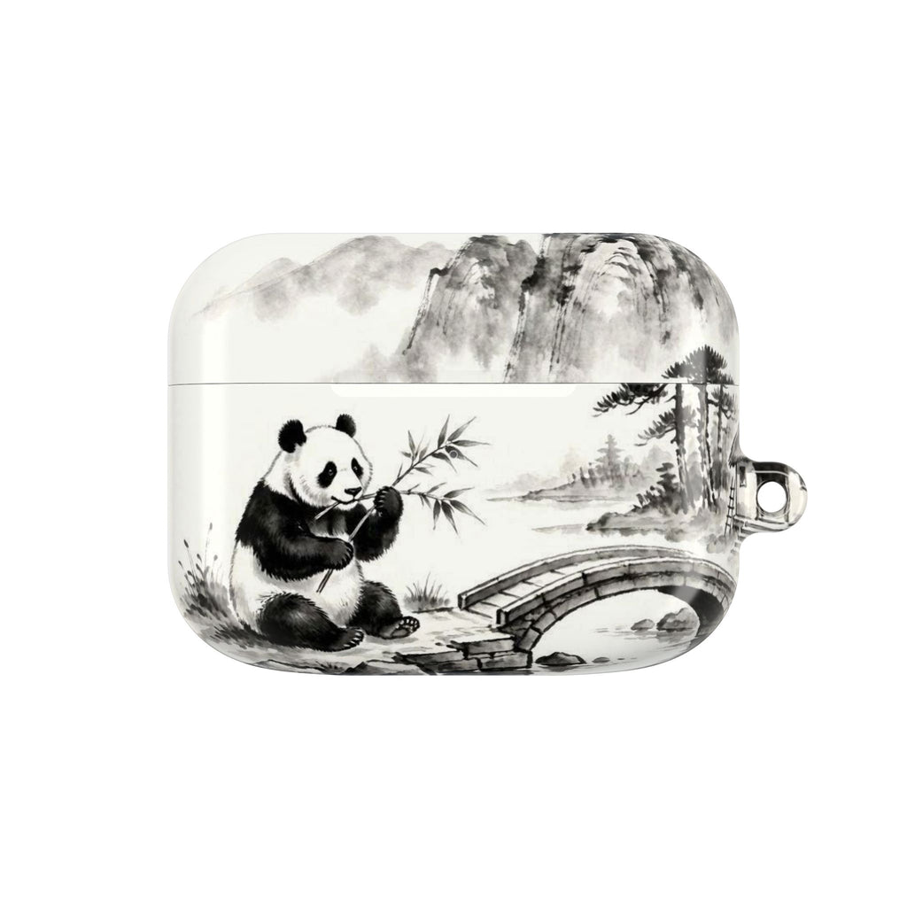 Panda Bamboo Landscape AirPod Case