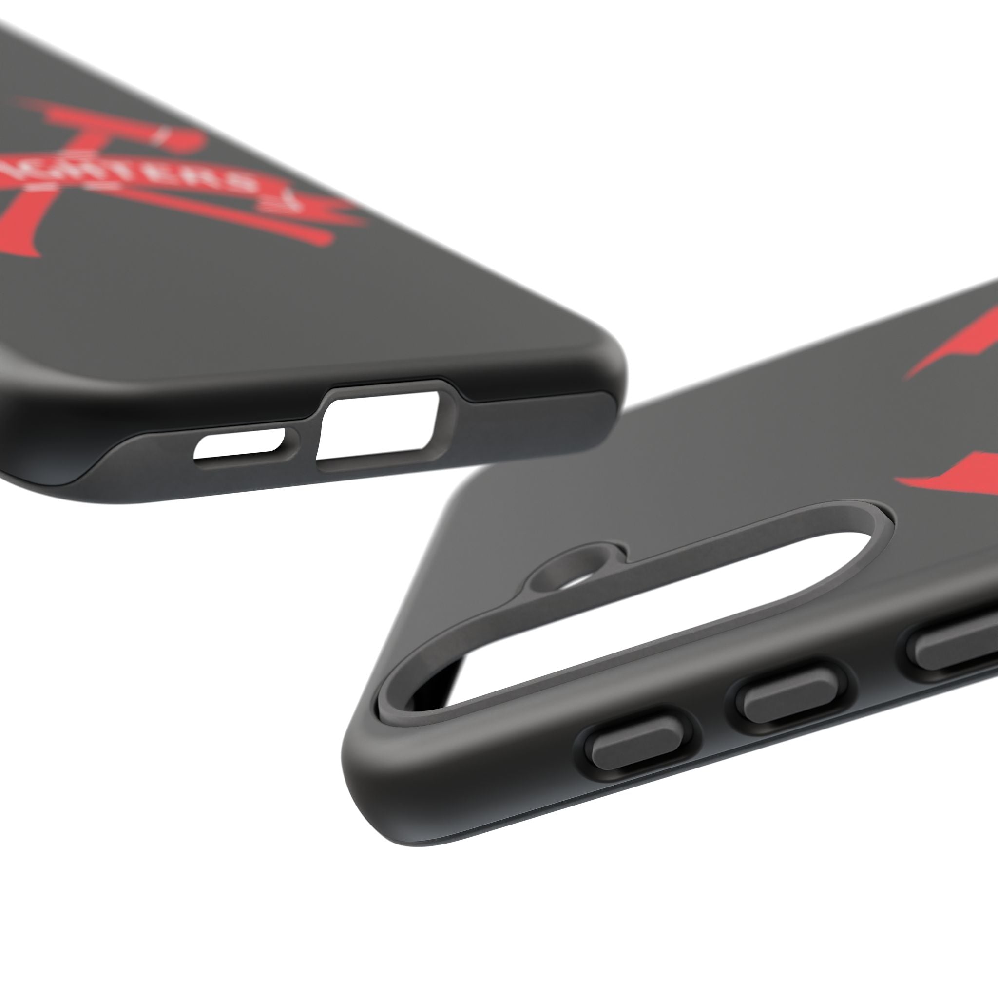 Firefighters Tough Phone Case — Red Crossed Axes Design