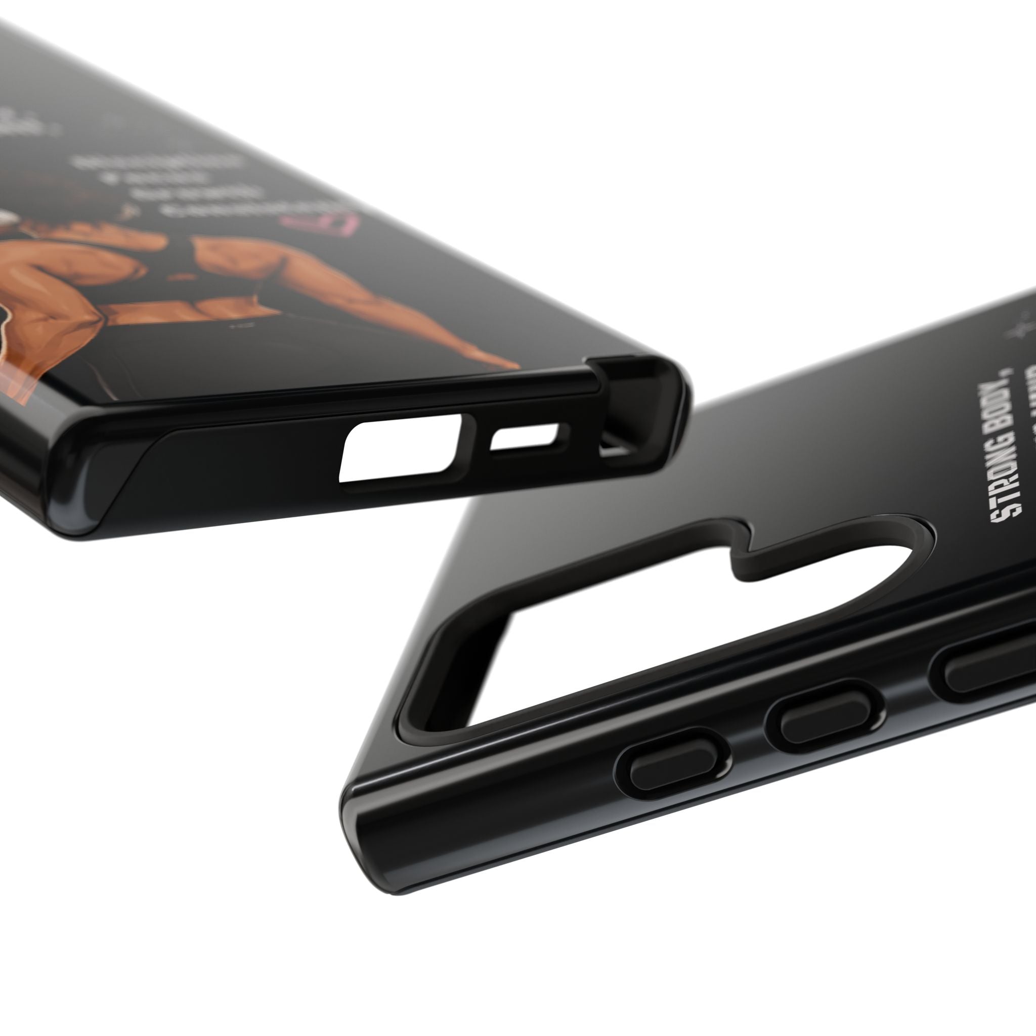 Strong Body, Strong Mind Phone Case — Motivational Fitness Protective Case