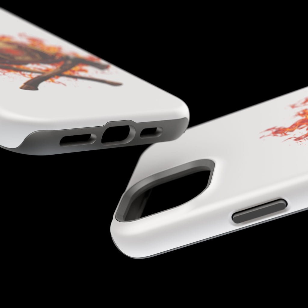 Firefighter Helmet Flames Phone Case — Station 117 Magnetic Impact-Resistant Case