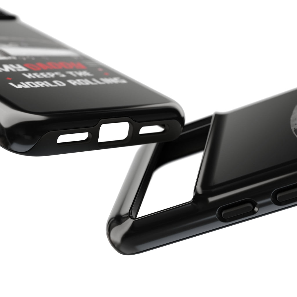 Truck Driver Phone Case - "My Daddy Keeps The World Rolling" Protective Cover