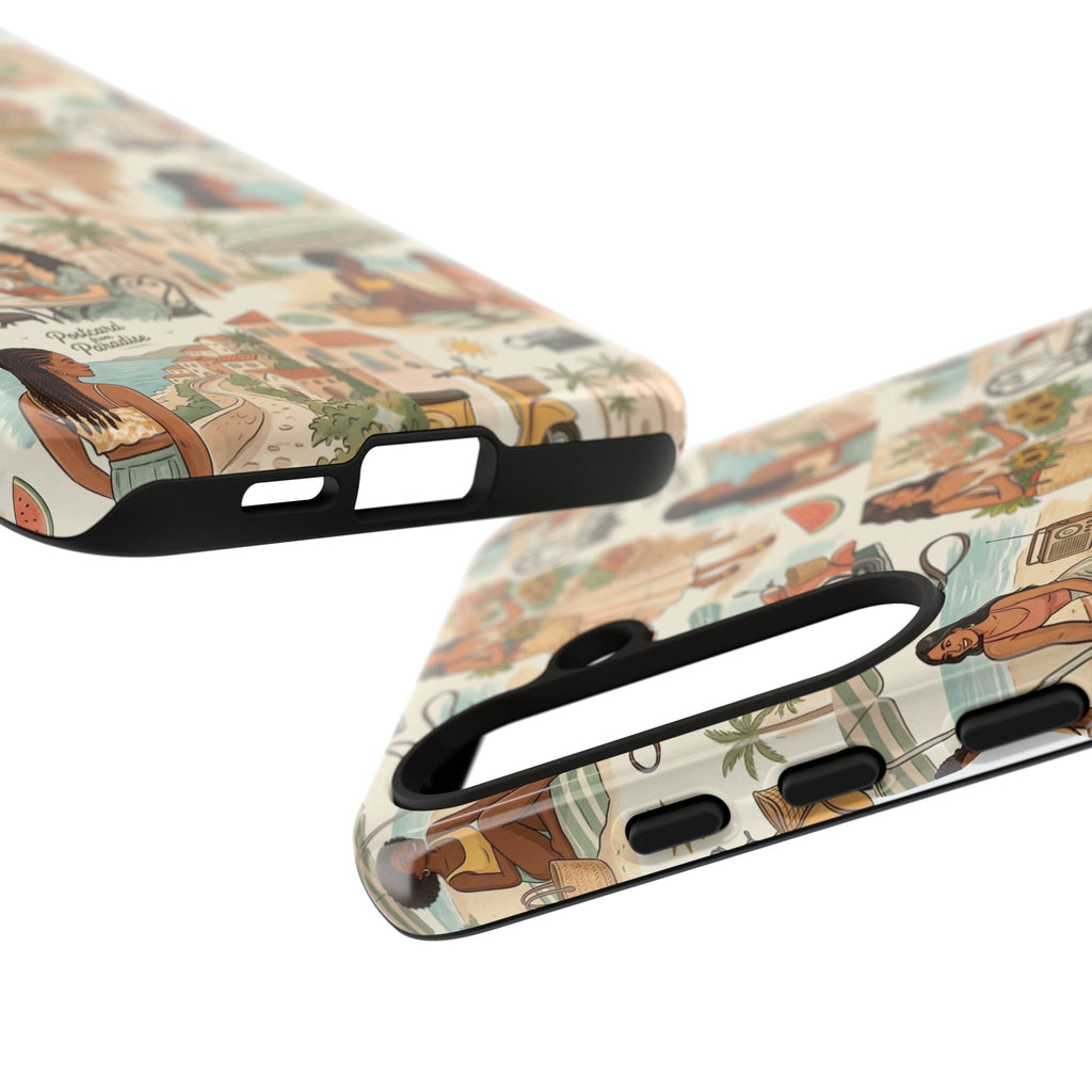 Tropical Vacation Phone Case — Vintage Beach Women Pattern