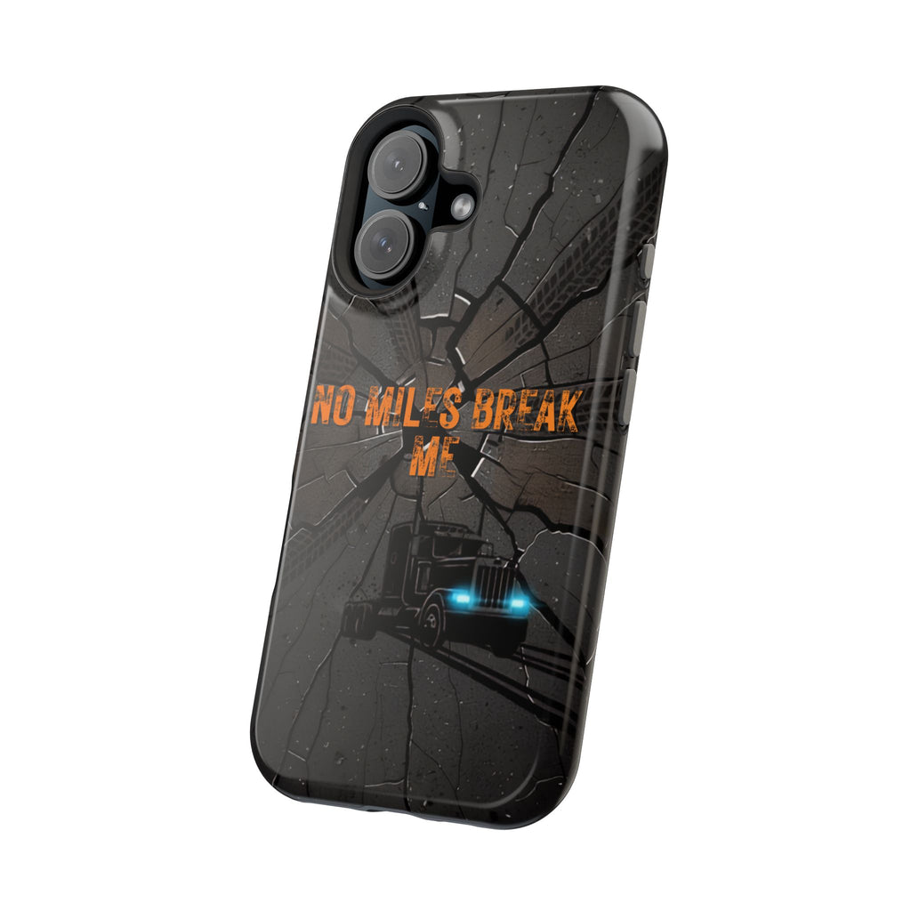 Phone Case — Fiery Semi Truck Magnetic Impact-Resistant Case