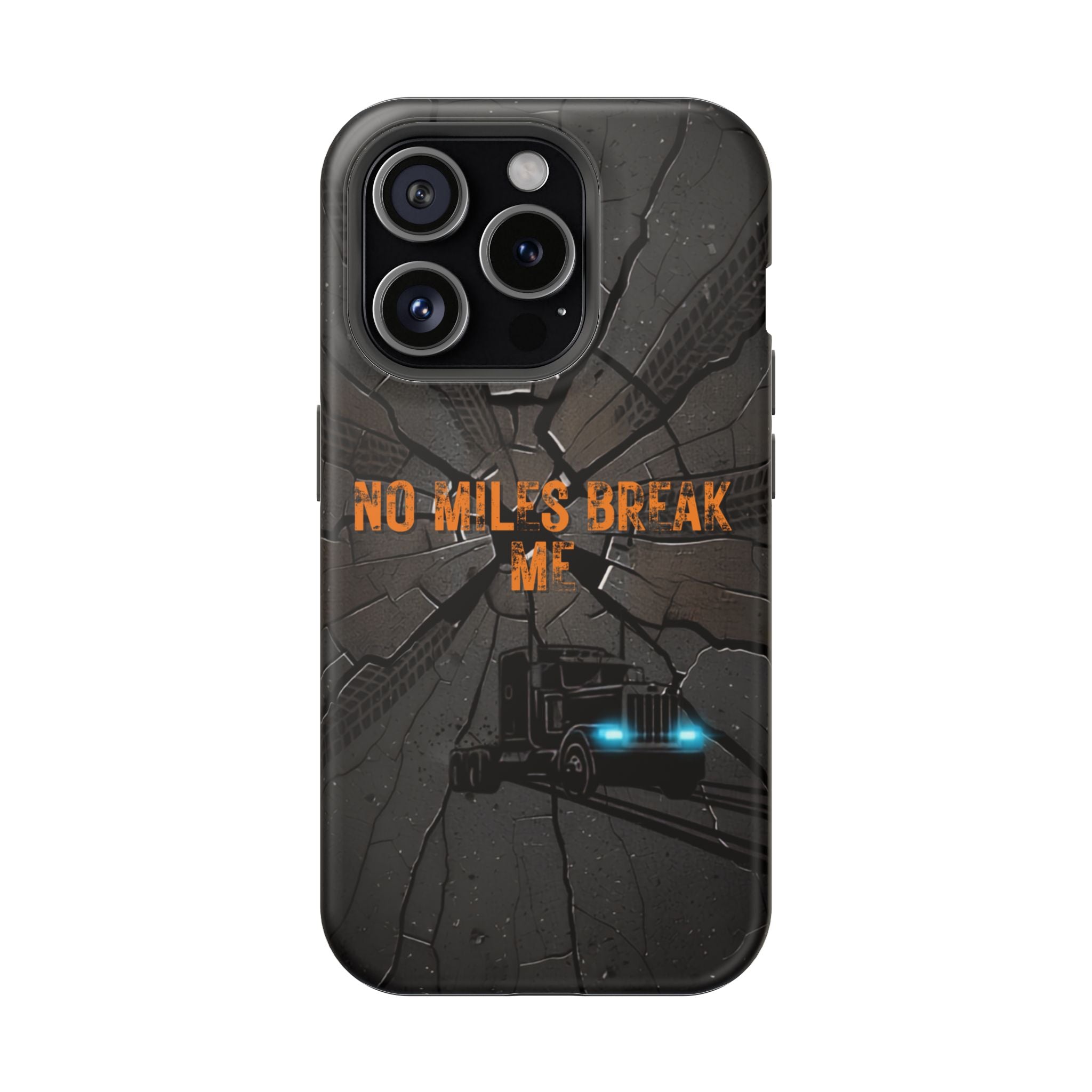 Phone Case — Fiery Semi Truck Magnetic Impact-Resistant Case