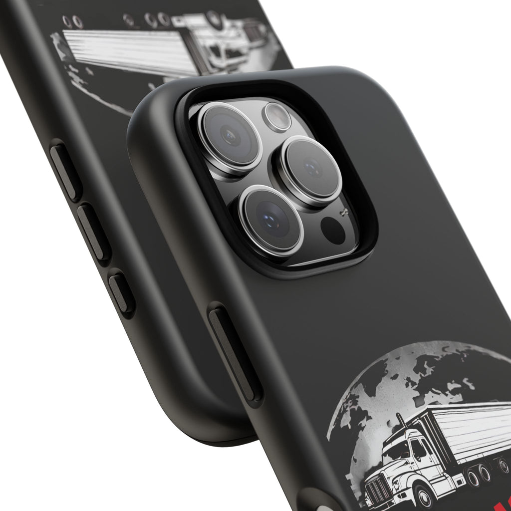 Truck Driver Phone Case - "My Daddy Keeps The World Rolling" Protective Cover