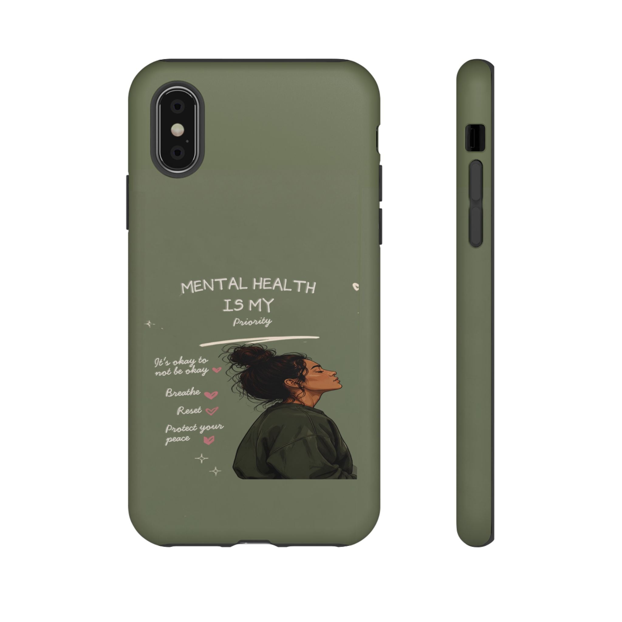 Mental Health Is My Priority Phone Case — Inspirational Protective iPhone Cover