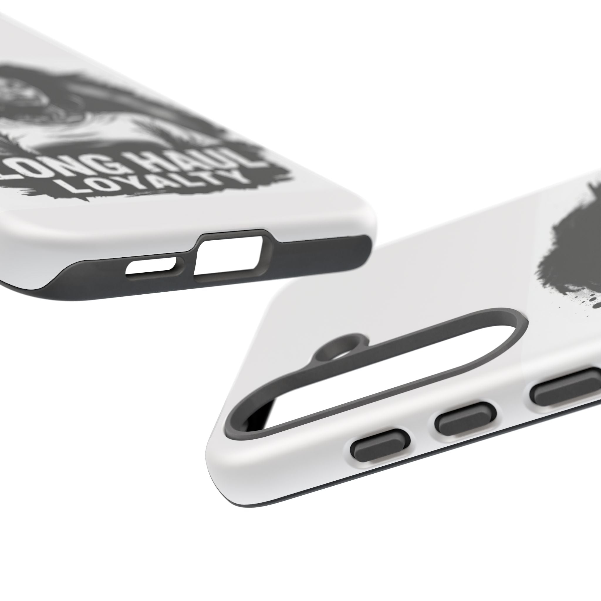 Phone Case — "Long Haul Loyalty" Black & White Portrait Protective Case