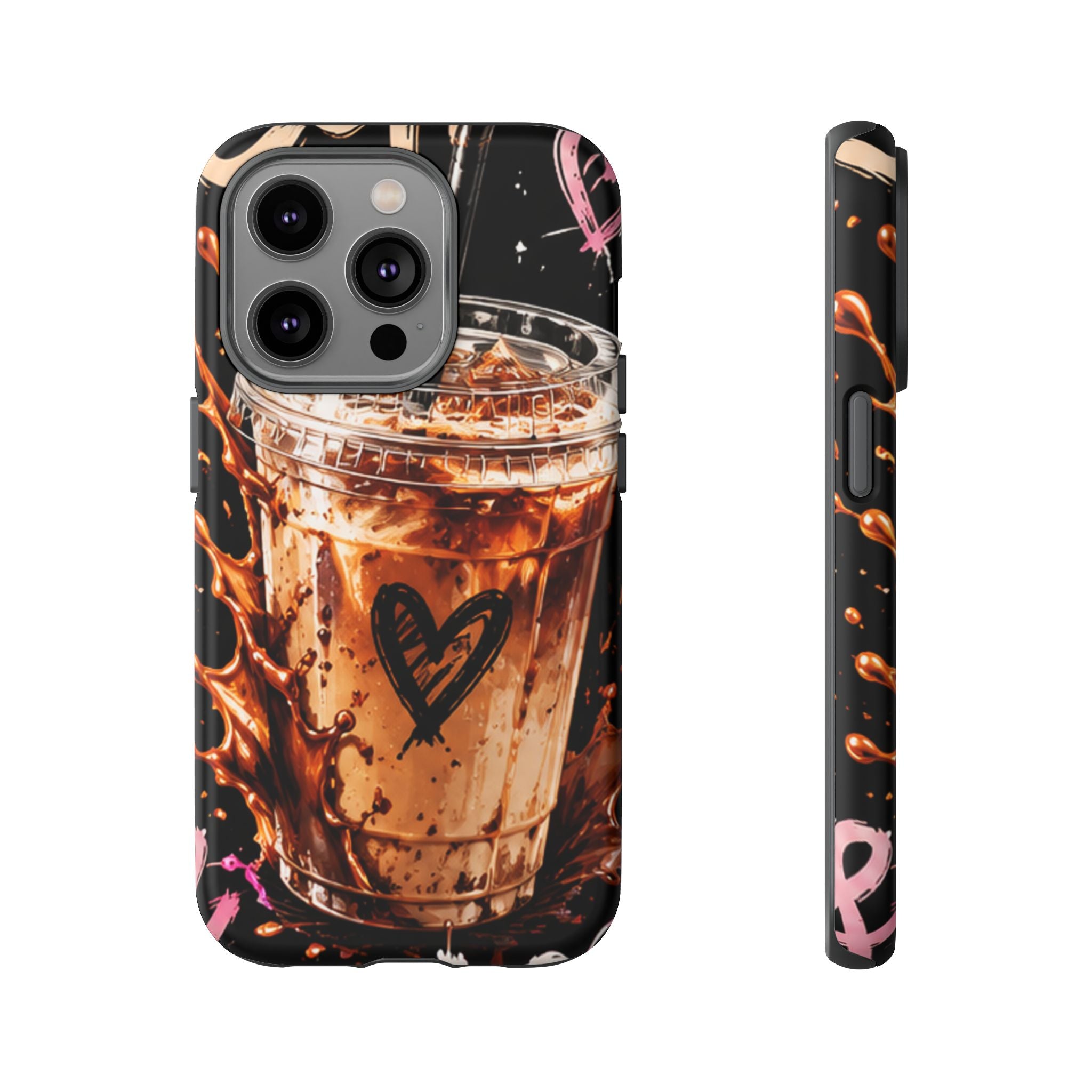 Iced Coffee Phone Case – 'Iced Coffee latte: Stylish Protective Case
