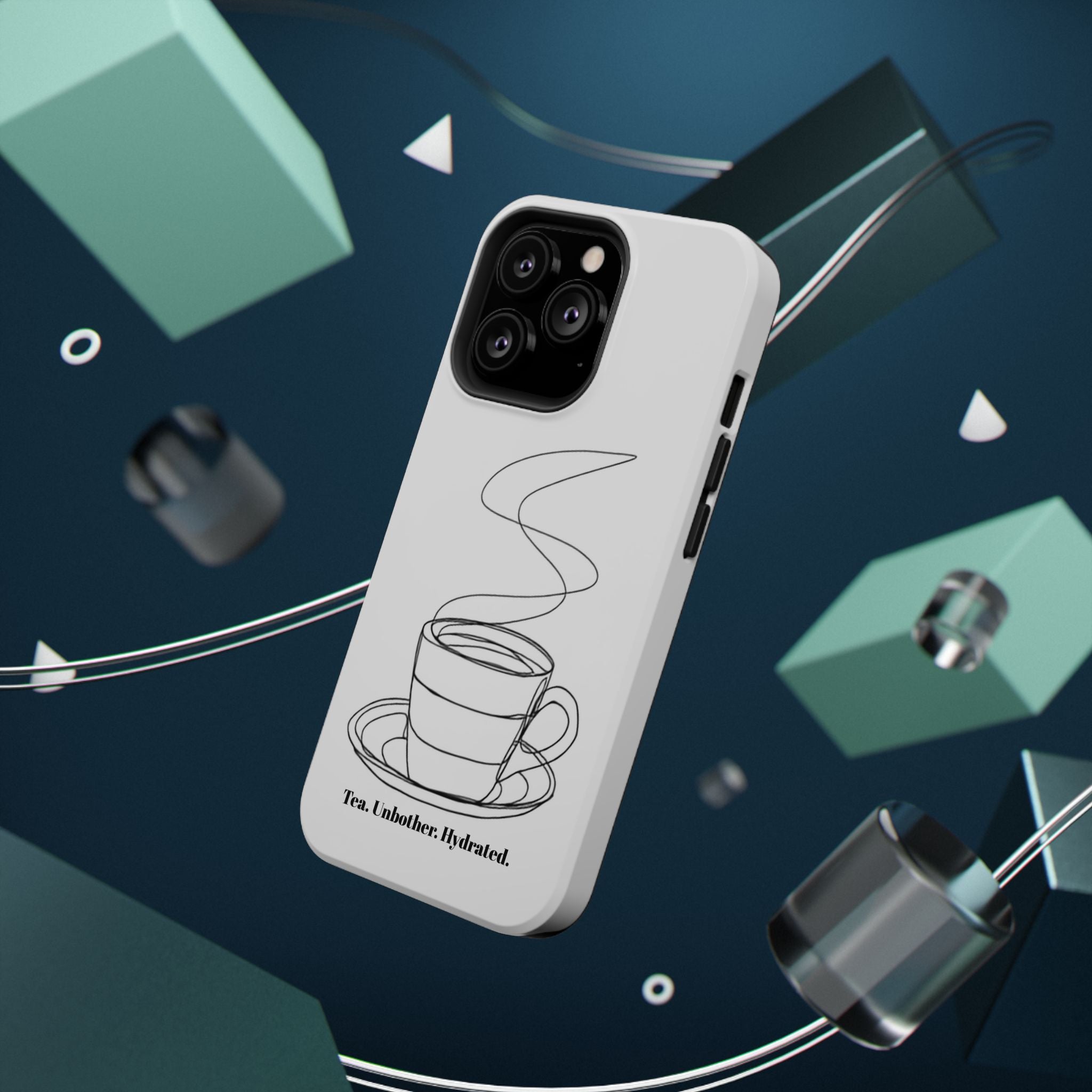 Tea Unbothered Hydrated Phone Case — Impact-Resistant