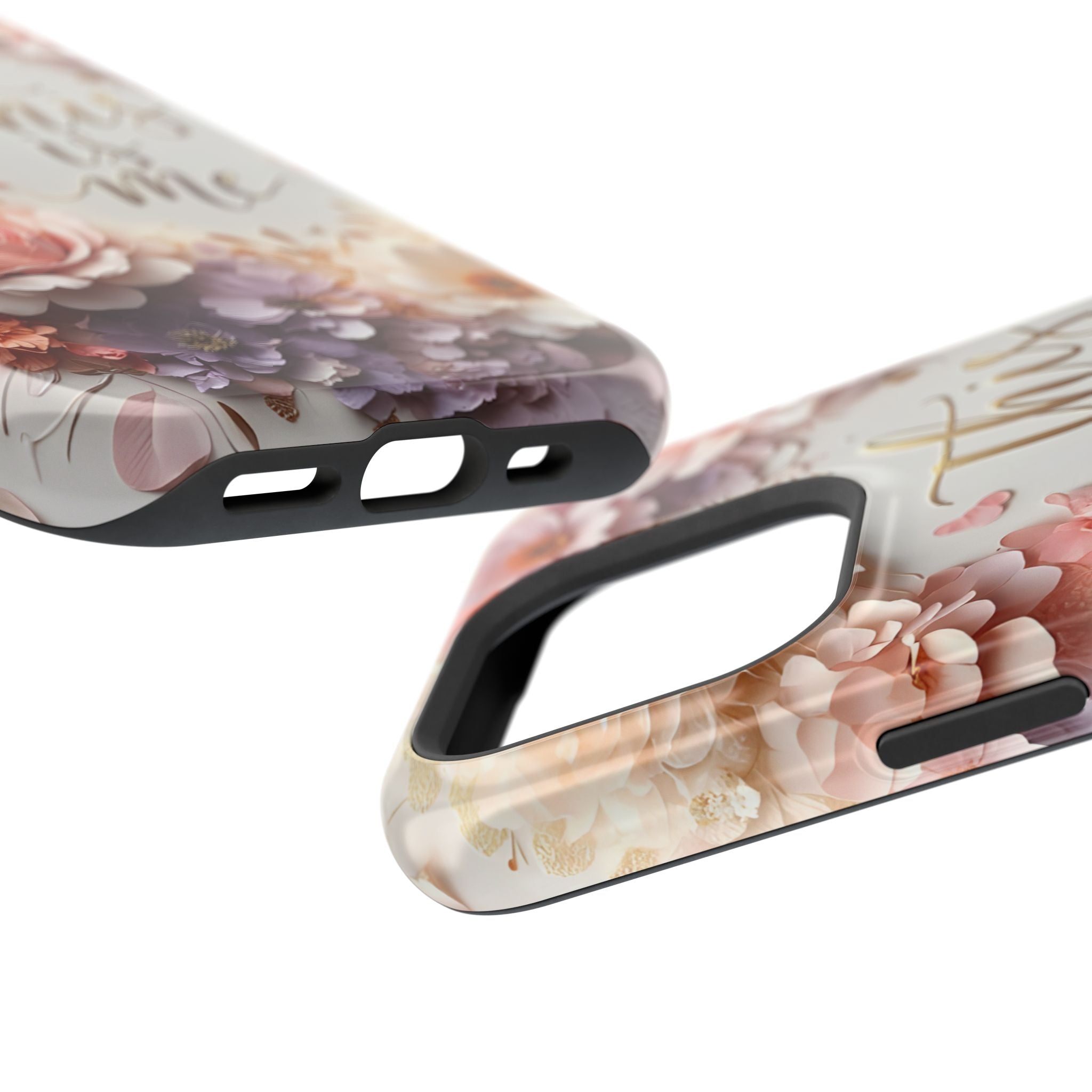 Floral "This Is Me" Phone Case — Impact-Resistant Floral Protective Cover