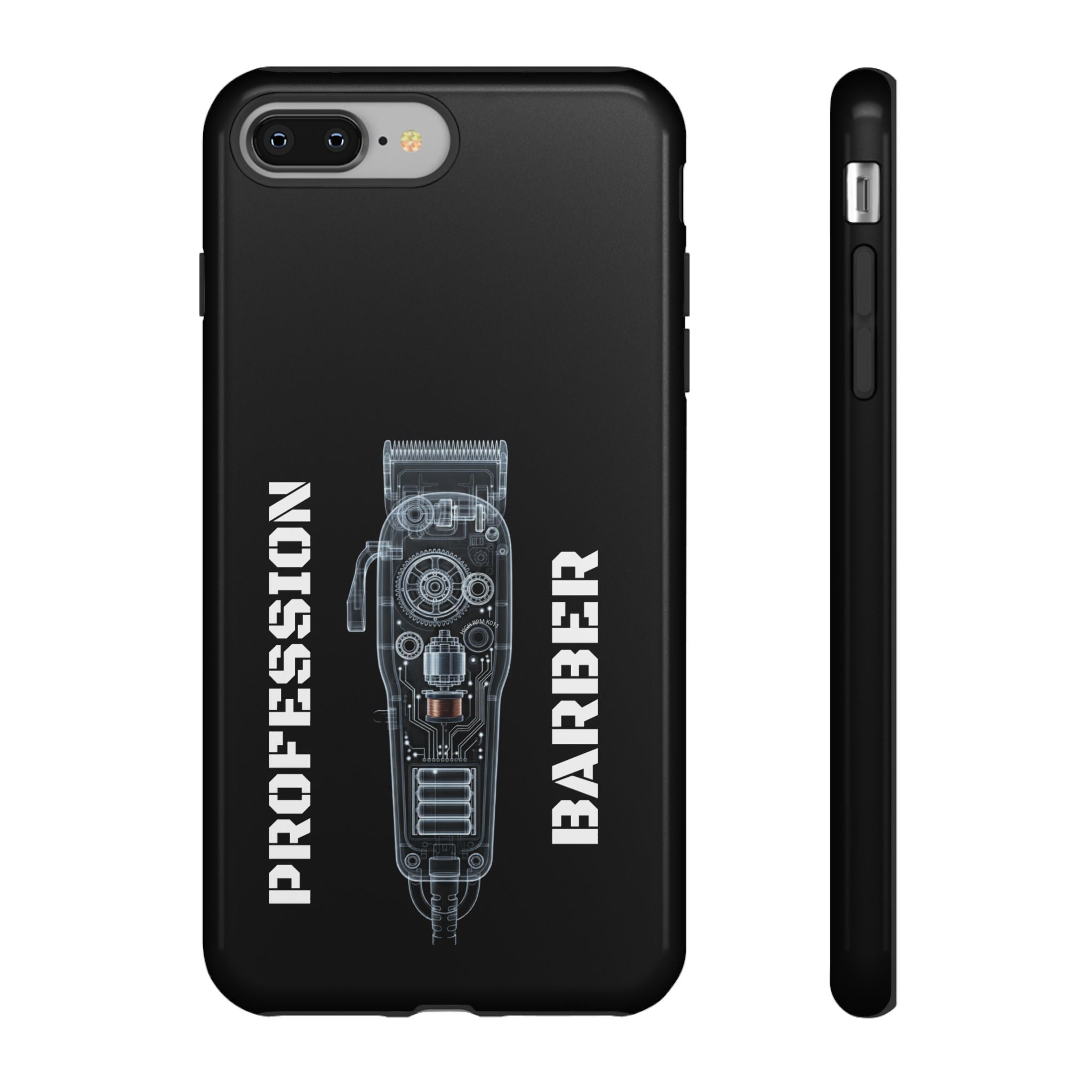 Barber Clip Cord X‑Ray Tough Phone Case – Professional Barber Gift