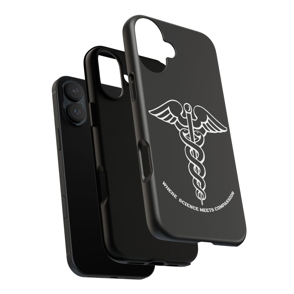 Medical Caduceus Phone Case — "Where Science Meets Compassion" Protective iPhone Cover