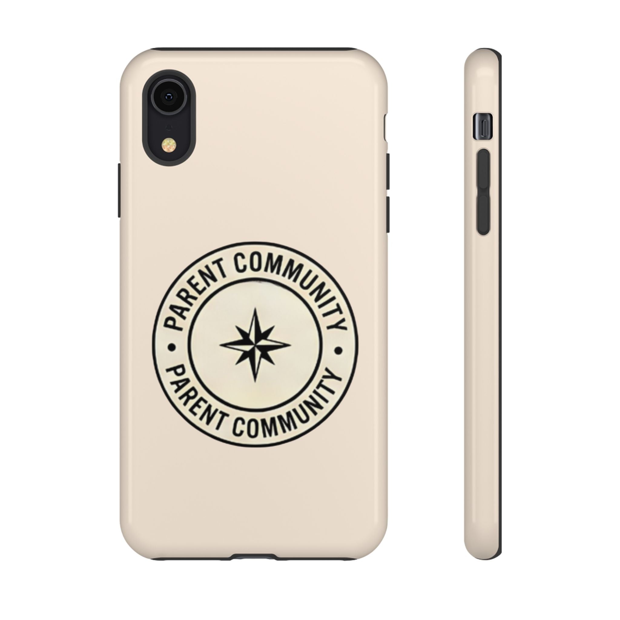Parent Community Tough Phone Case — Durable Compass Logo Protective Cover