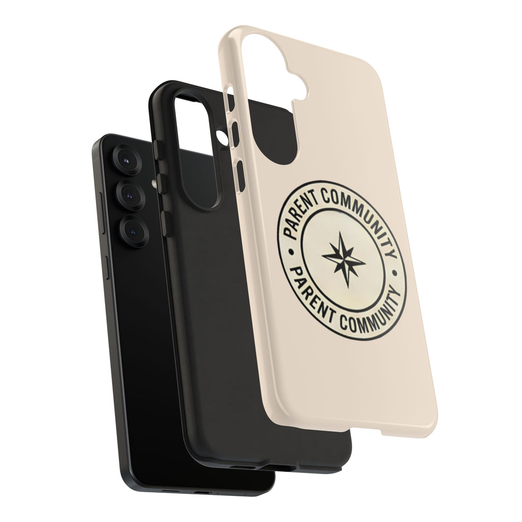 Parent Community Tough Phone Case — Durable Compass Logo Protective Cover