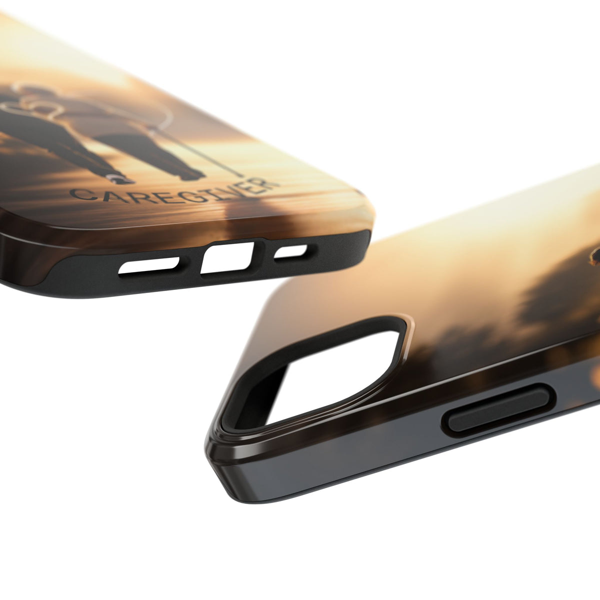 Caregiver Phone Case — Impact-Resistant Protective Case with Heart Design