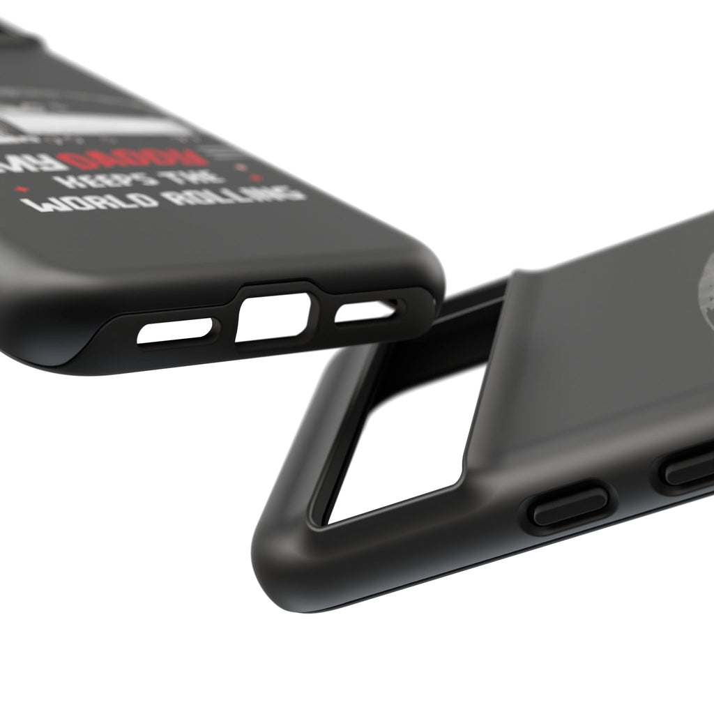 Truck Driver Phone Case - "My Daddy Keeps The World Rolling" Protective Cover