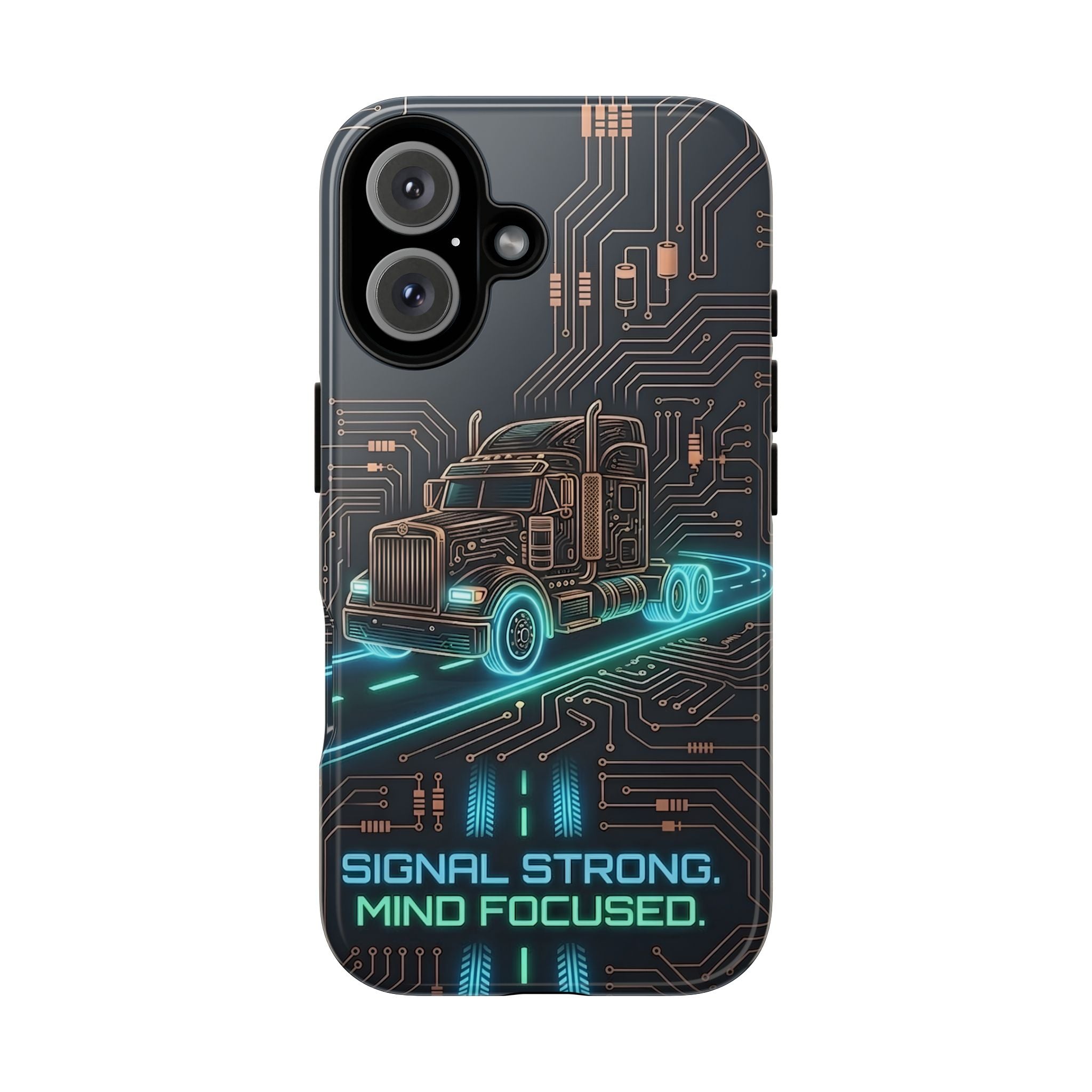 Truck Driver Gamer Phone Case — “Real Life. No Pause Button.”