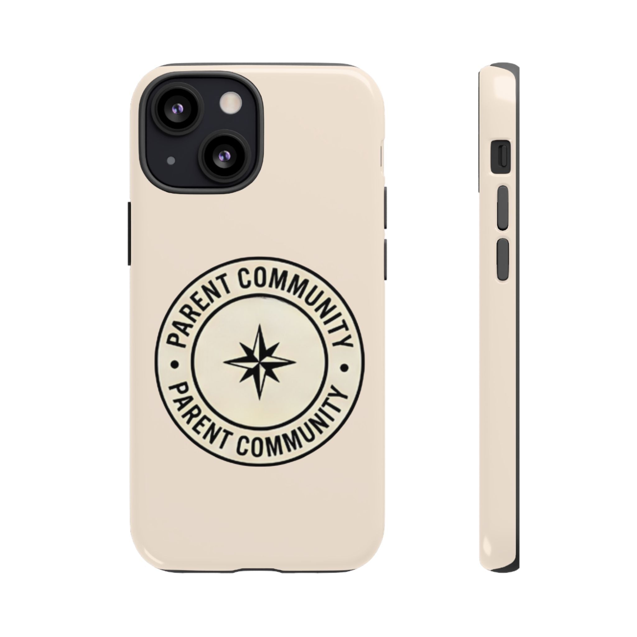 Parent Community Tough Phone Case — Durable Compass Logo Protective Cover
