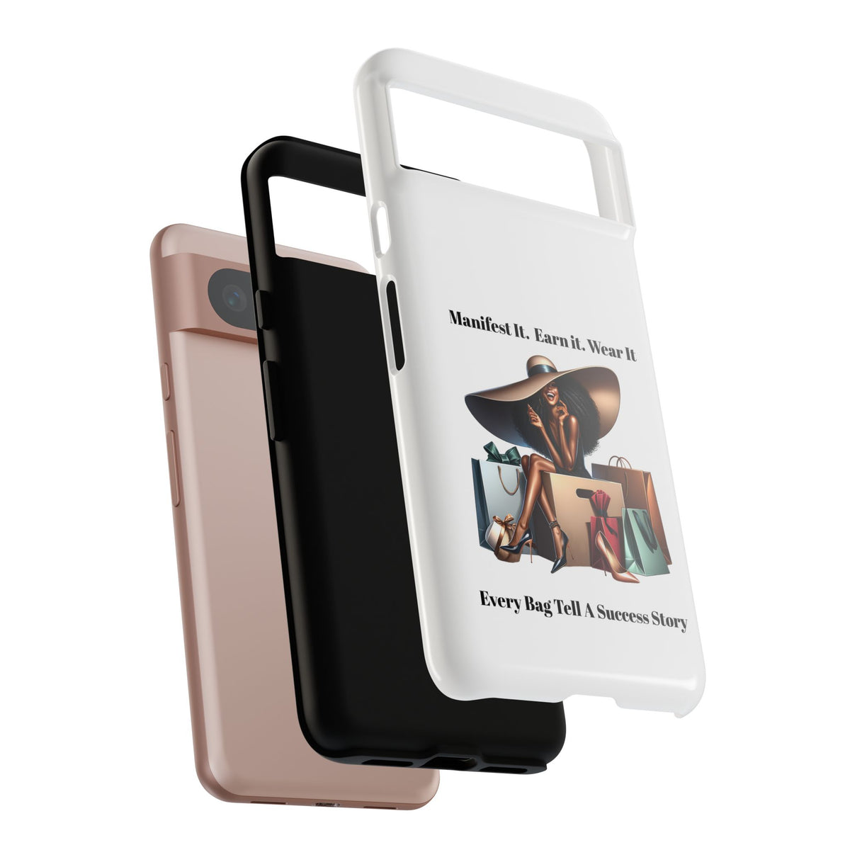 Phone Case - "Manifest It. Earn It. Wear It." Chic Shopper Design