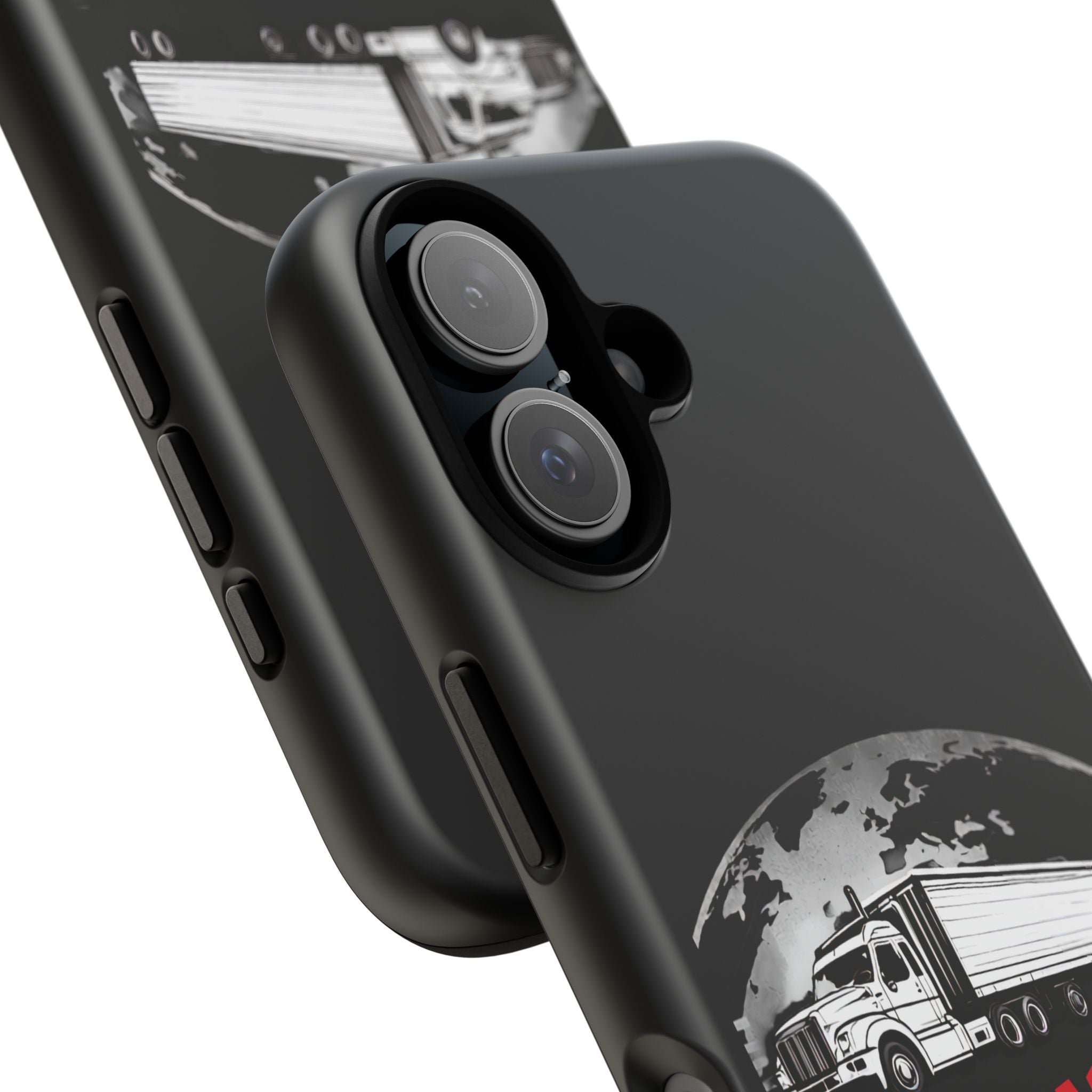 Truck Driver Phone Case - "My Daddy Keeps The World Rolling" Protective Cover