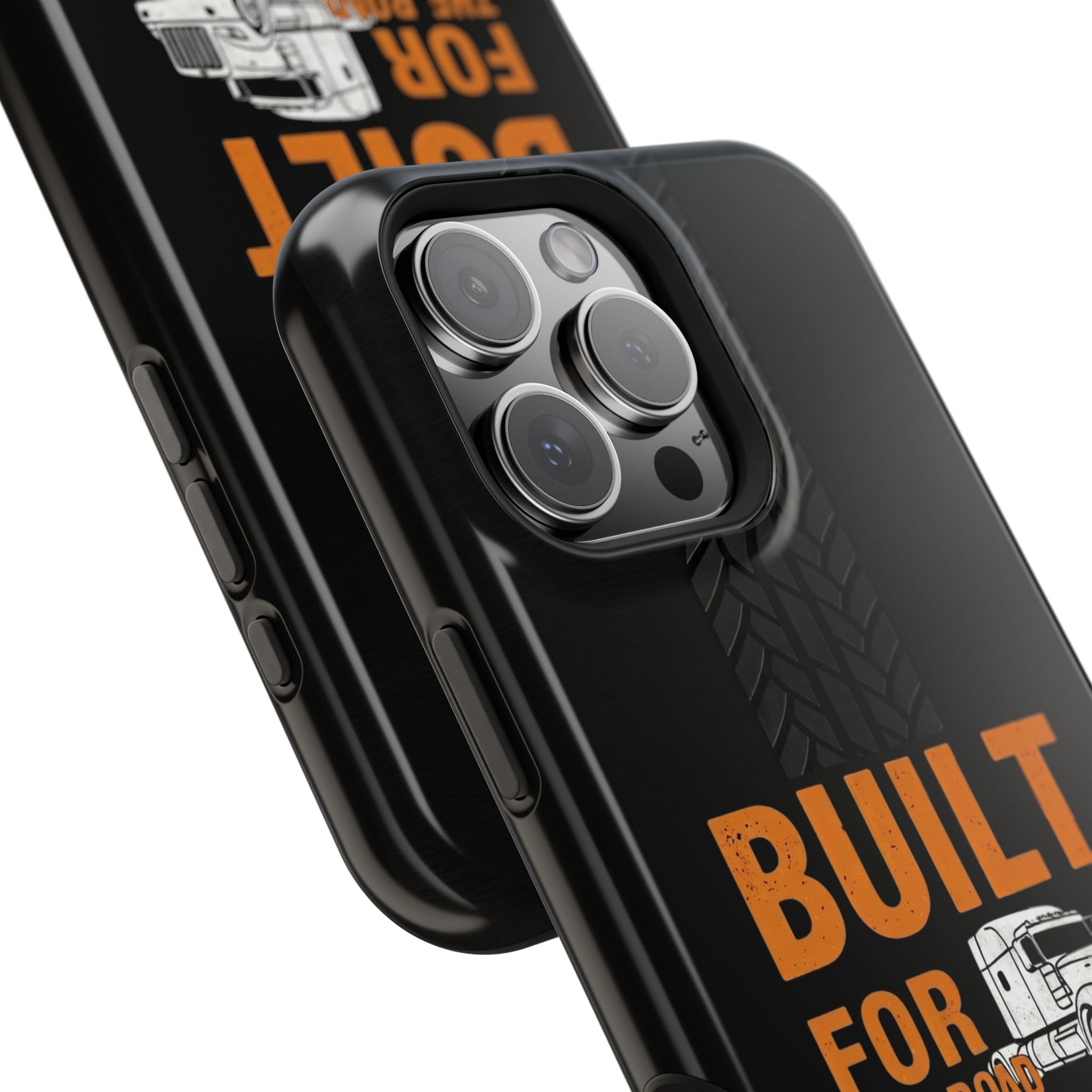 Phone Case — "Built for the Road" Truck Tire-Track Impact-Resistant Case