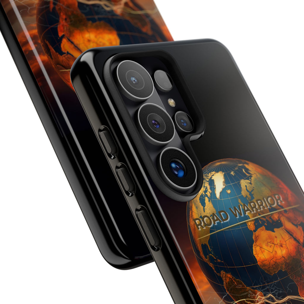 Truck Driver Phone Case — 'Global Road Warrior' Semi Truck Globe Tough Phone Cover