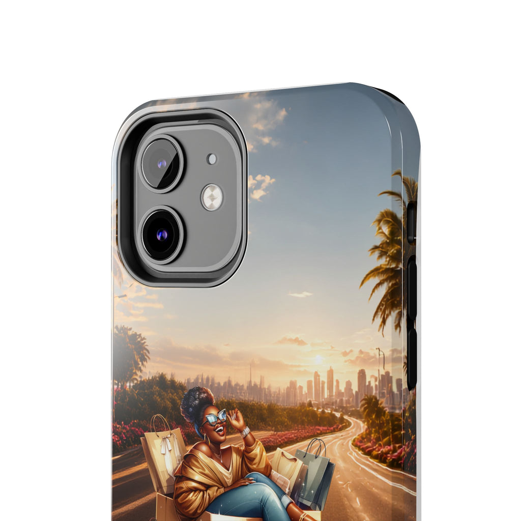 Sunset Roadtrip Tough Phone Case — Relaxed Traveler Design