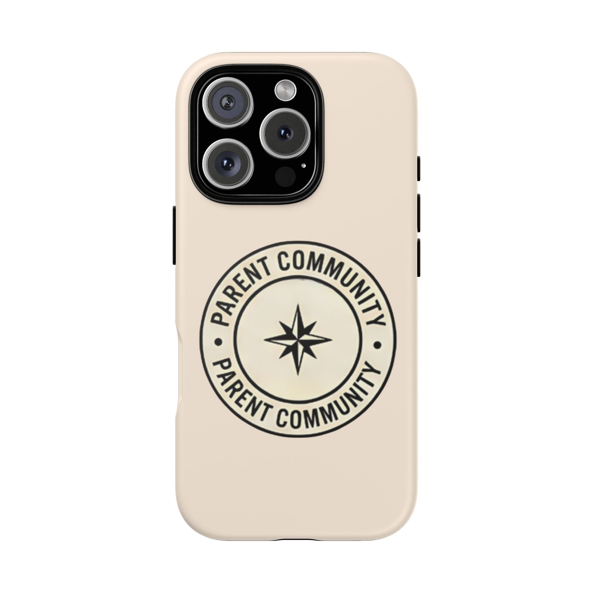 Parent Community Tough Phone Case — Durable Compass Logo Protective Cover