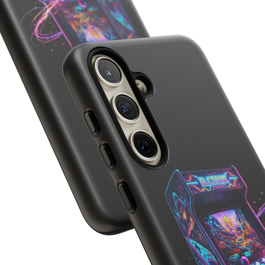 Retro Arcade Phone Case — Neon Gaming Controller Design