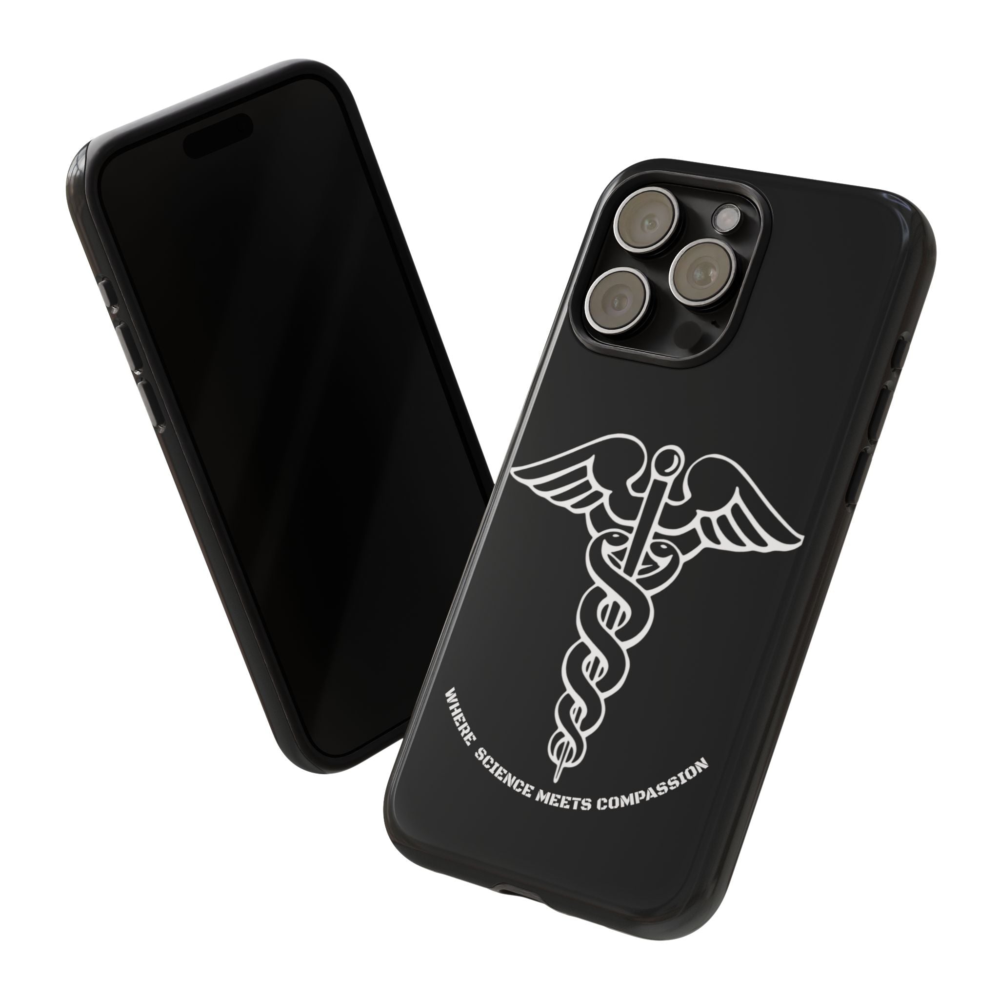 Medical Caduceus Phone Case — "Where Science Meets Compassion" Protective iPhone Cover