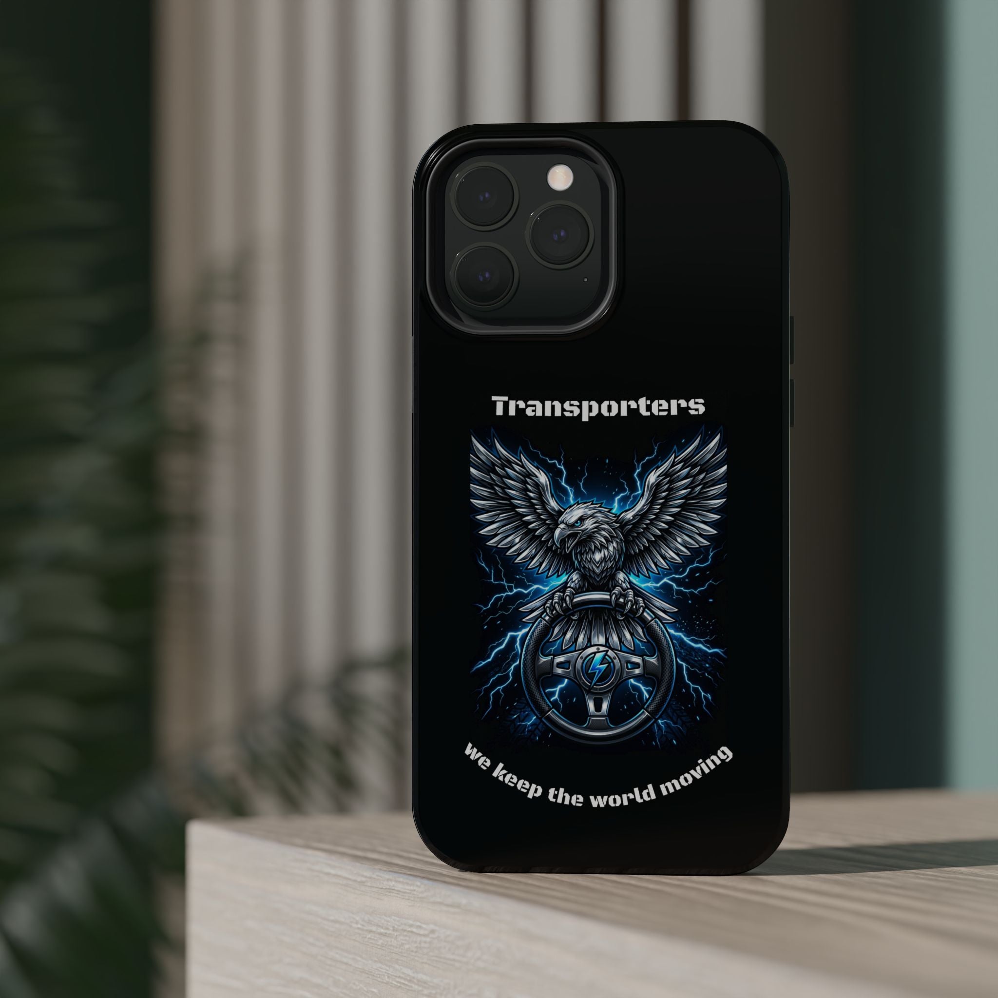 Electric Raven Magnetic Phone Case — Impact‑Resistant Protective Cover