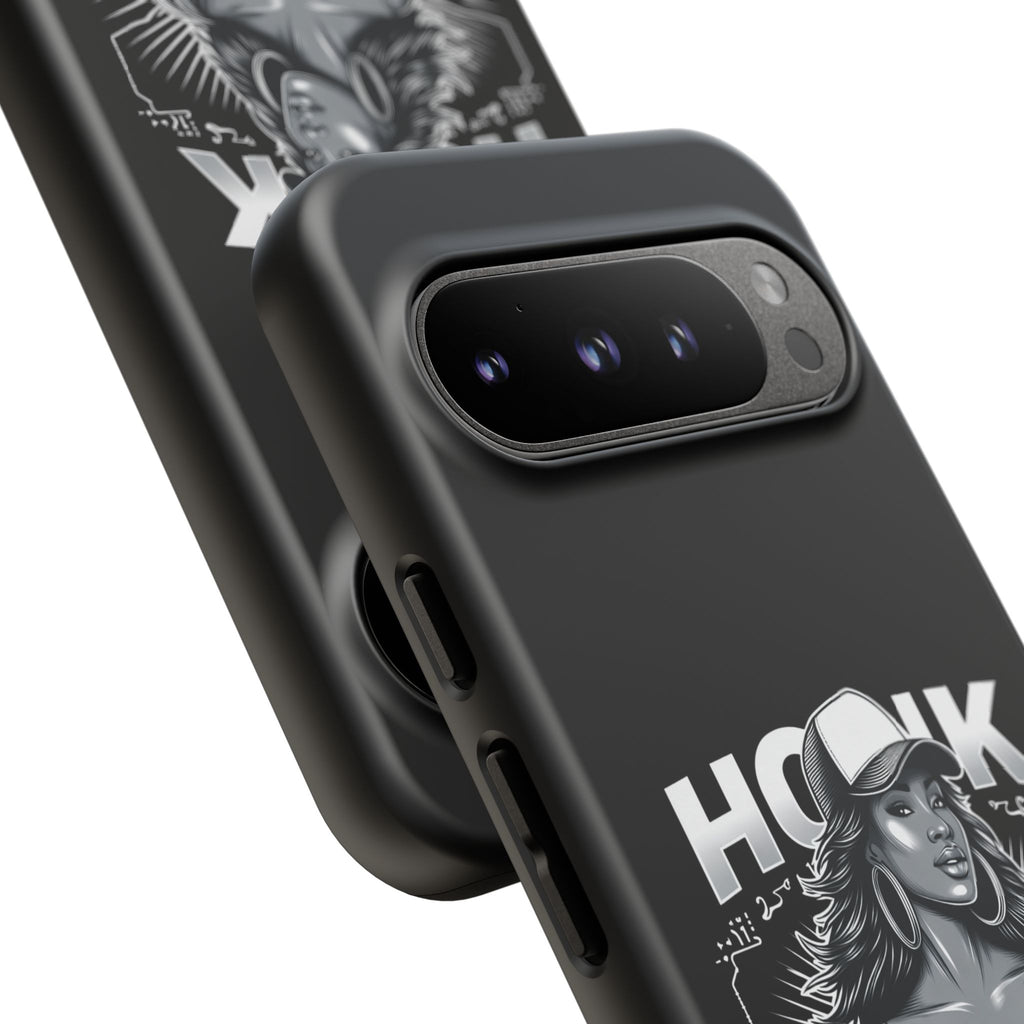 Phone Case — 'Honk' Trucker Girl Retro Semi Truck Protective Case