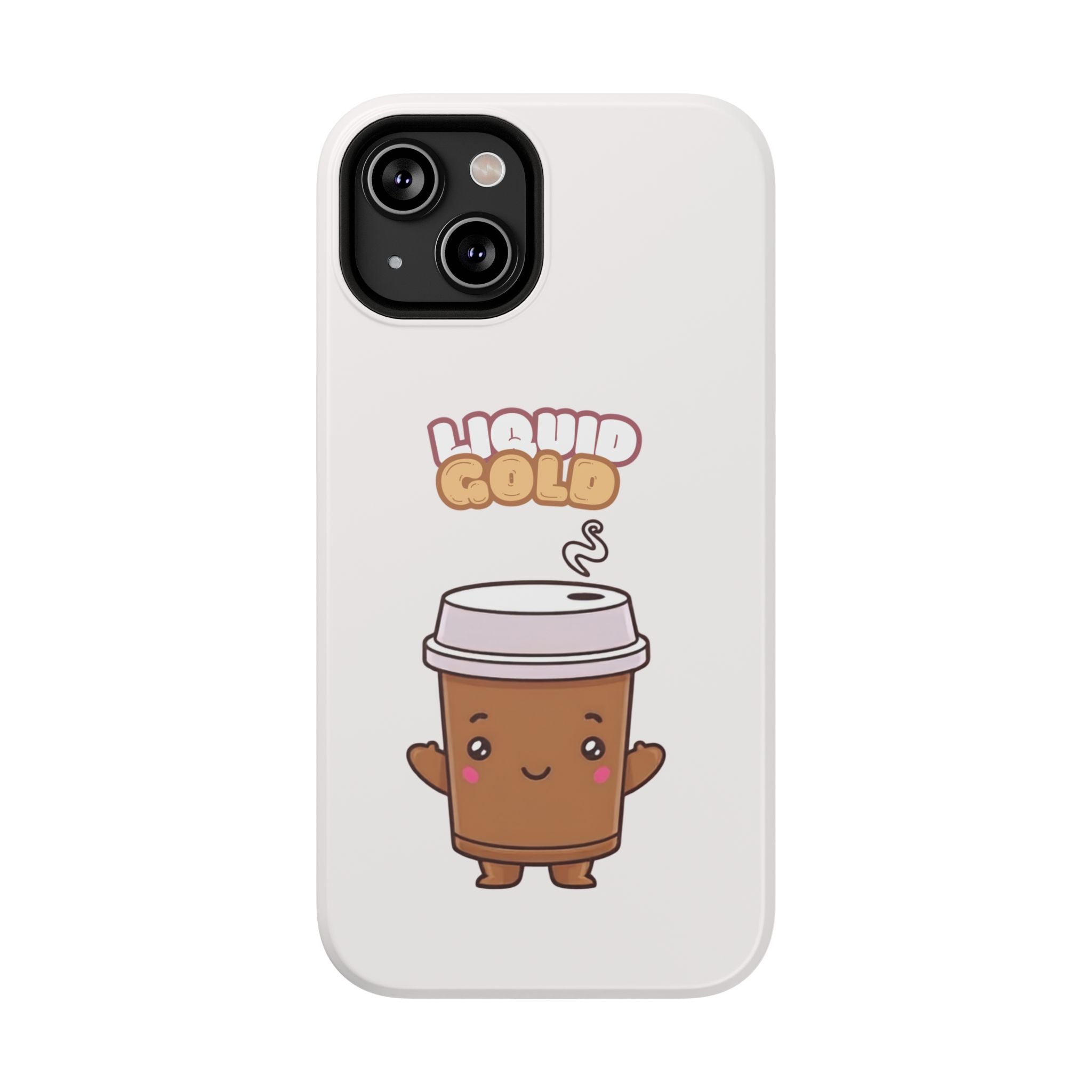 Coffee Cup Phone Case – “Liquid Gold” Cute Kawaii Espresso Impact-Resistant Case
