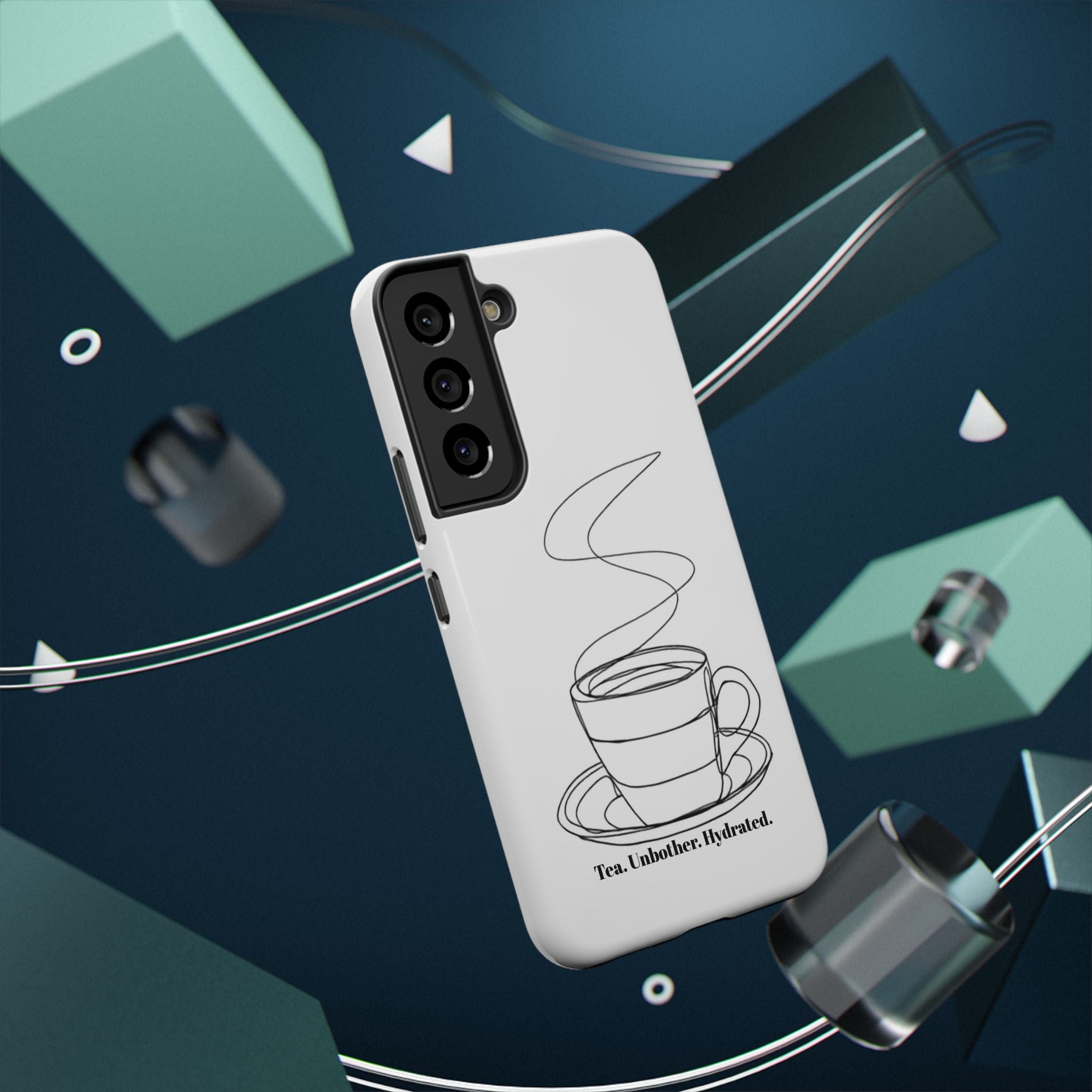 Tea Unbothered Hydrated Phone Case — Impact-Resistant