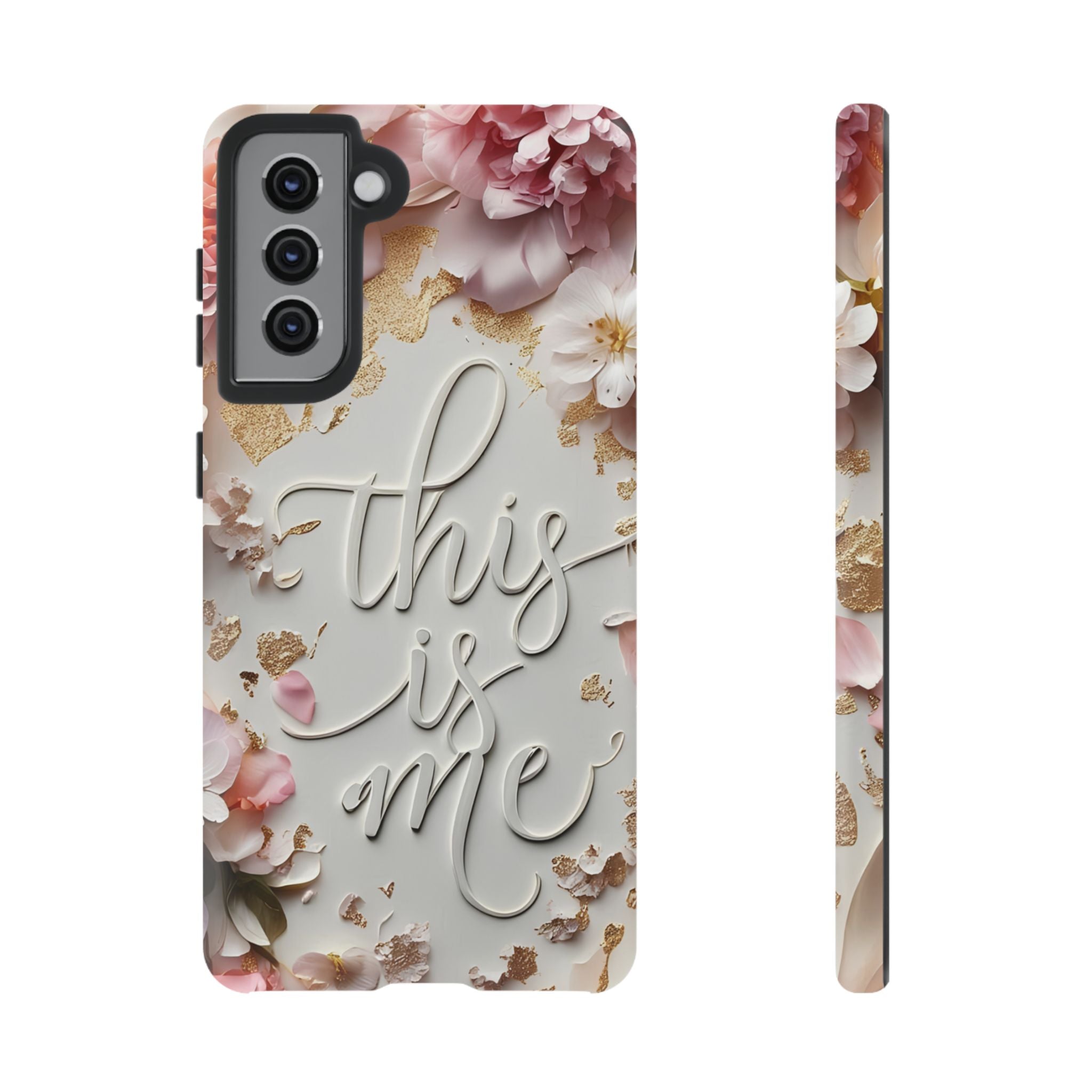 Phone Case — "This Is Me" Floral Tough Case