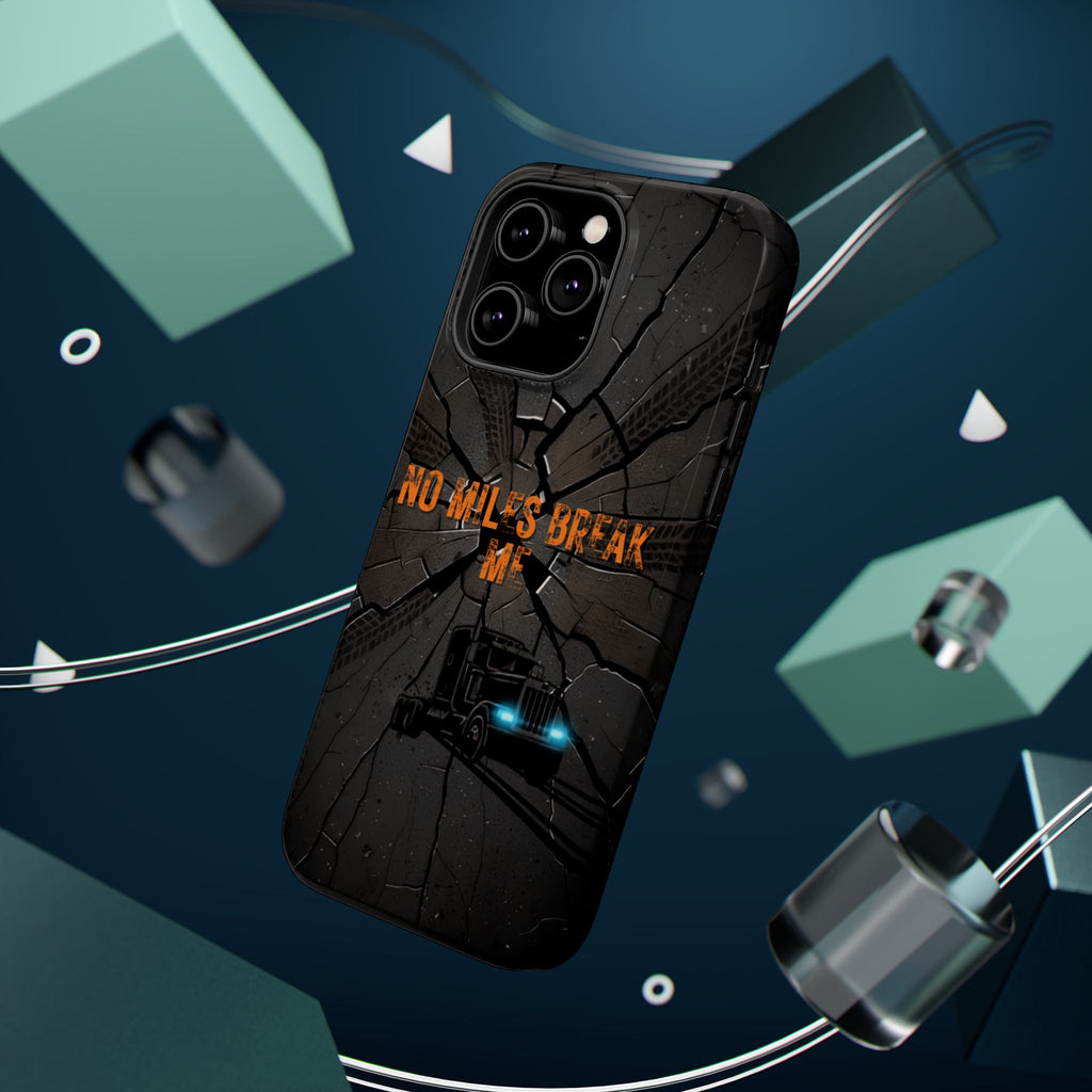 Phone Case — Fiery Semi Truck Magnetic Impact-Resistant Case