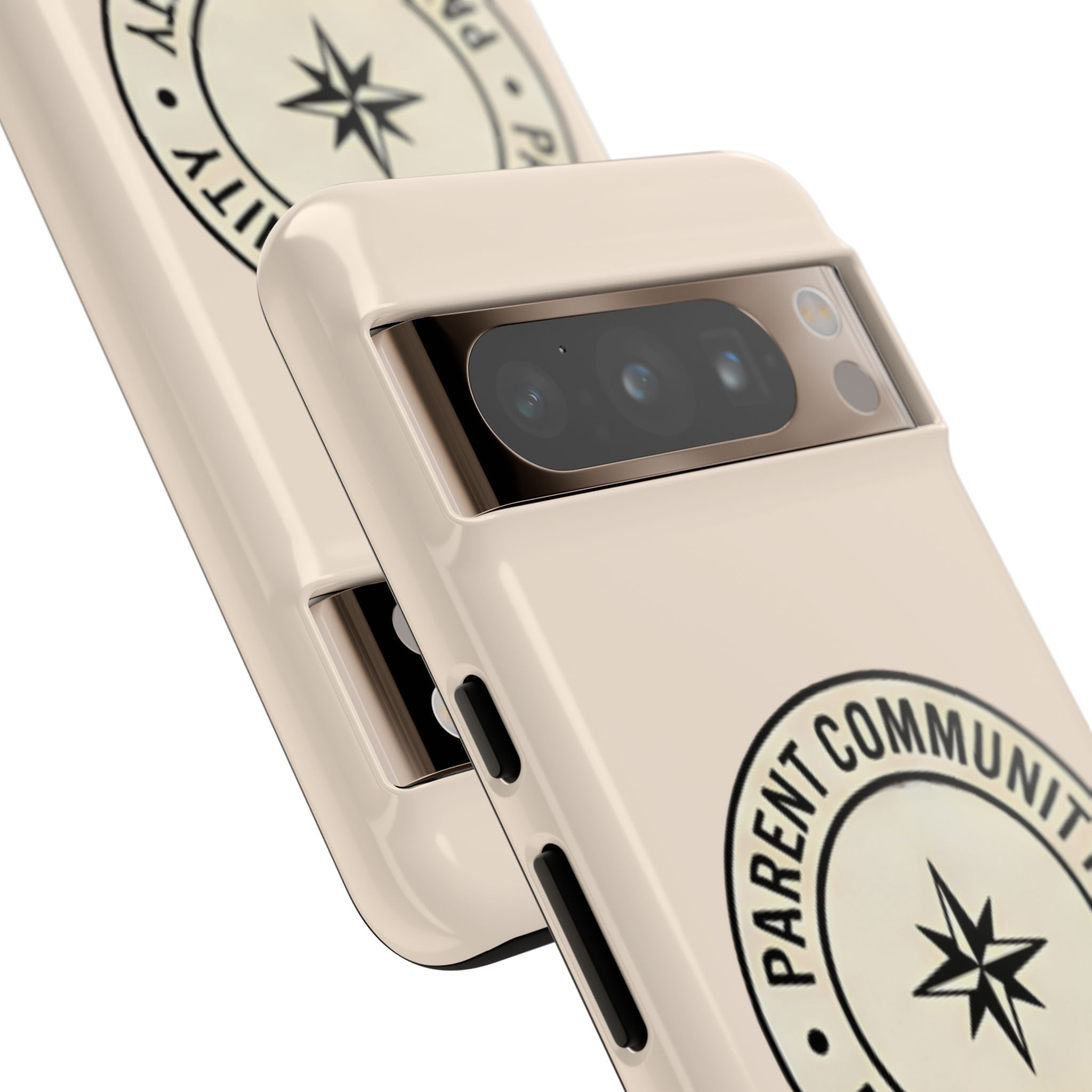 Parent Community Tough Phone Case — Durable Compass Logo Protective Cover