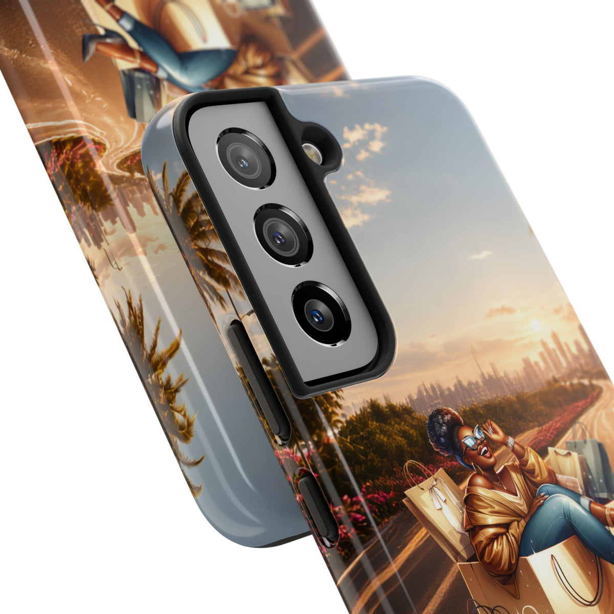Sunset Roadtrip Tough Phone Case — Relaxed Traveler Design