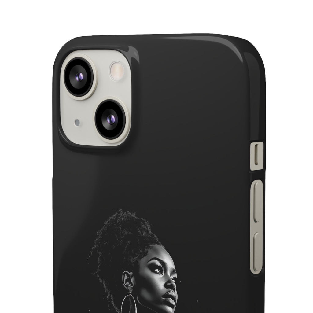 Phone Case — "Long Haul Loyalty" Black Portrait Snap Case