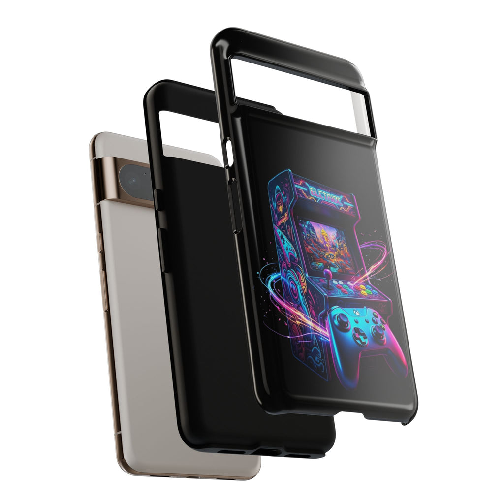 Retro Arcade Phone Case — Neon Gaming Controller Design