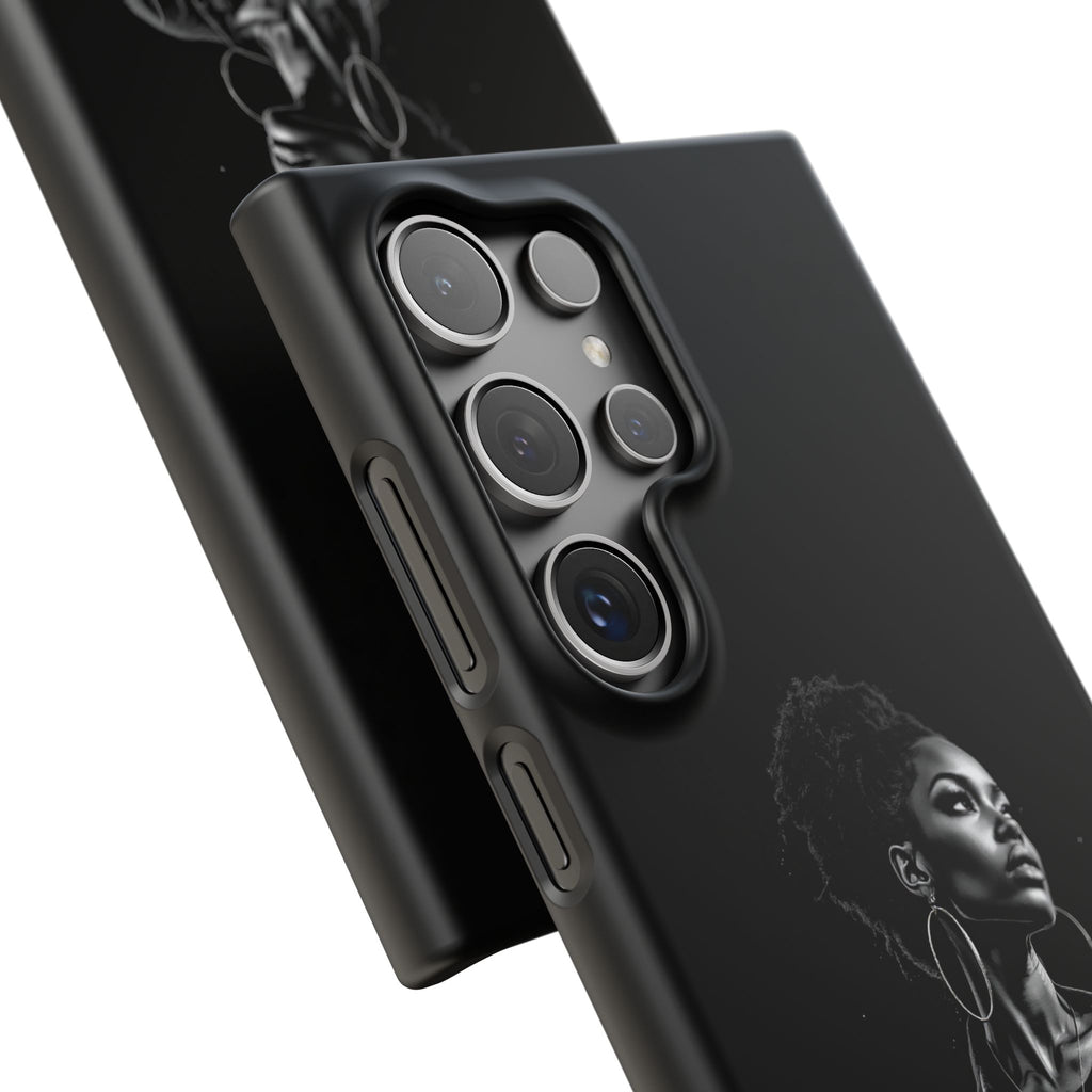 Phone Case — "Long Haul Loyalty" Black Portrait Snap Case