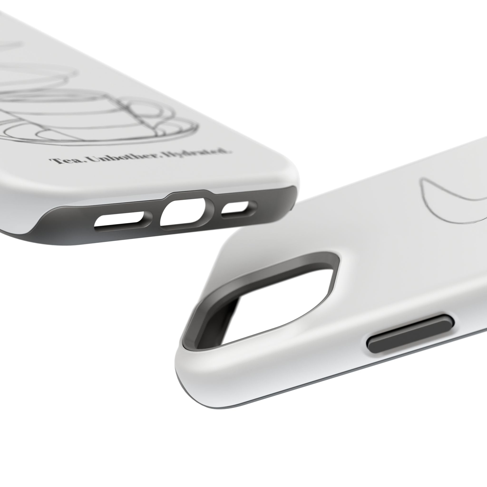 Tea Unbothered Hydrated Phone Case — Impact-Resistant