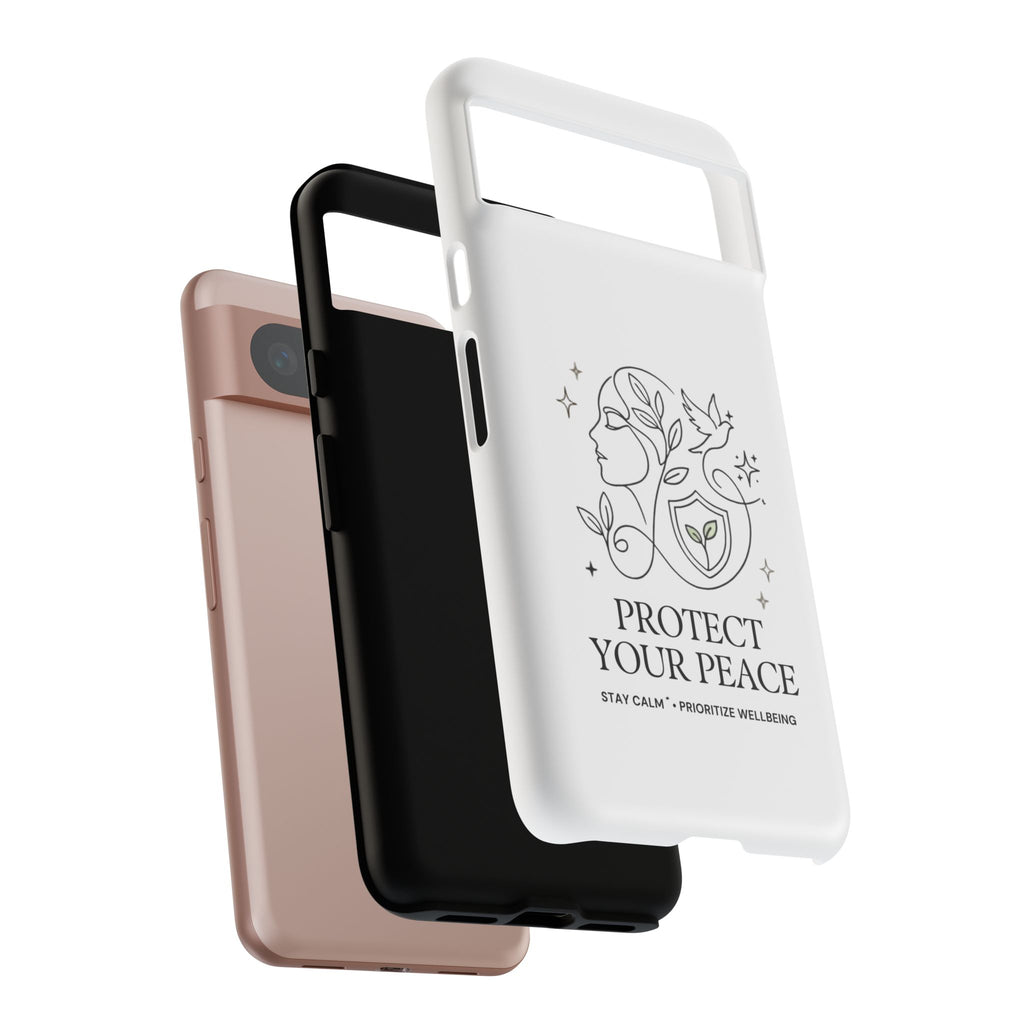 Protect Your Peace Phone Case – Minimalist Wellness iPhone Cover