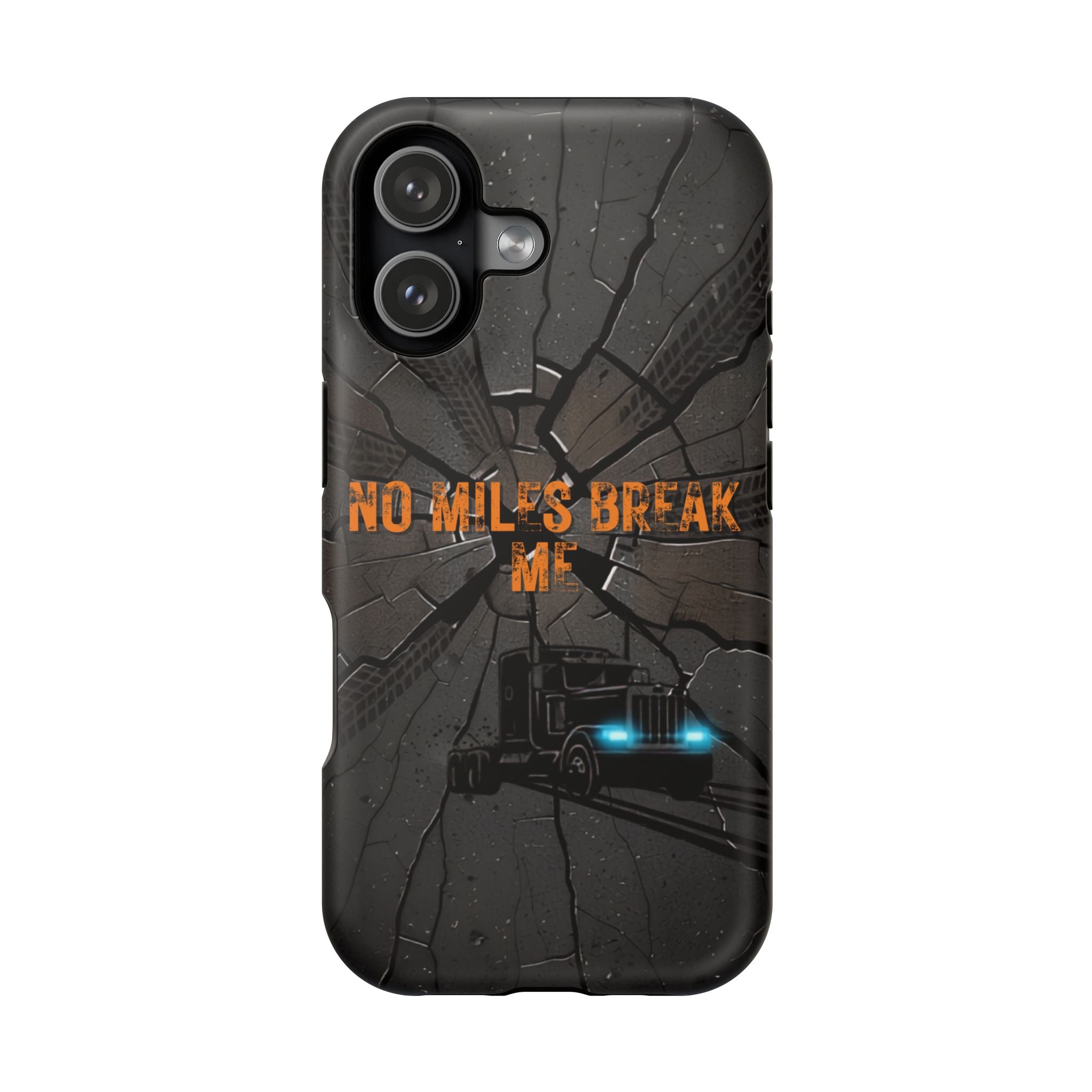Phone Case — Fiery Semi Truck Magnetic Impact-Resistant Case
