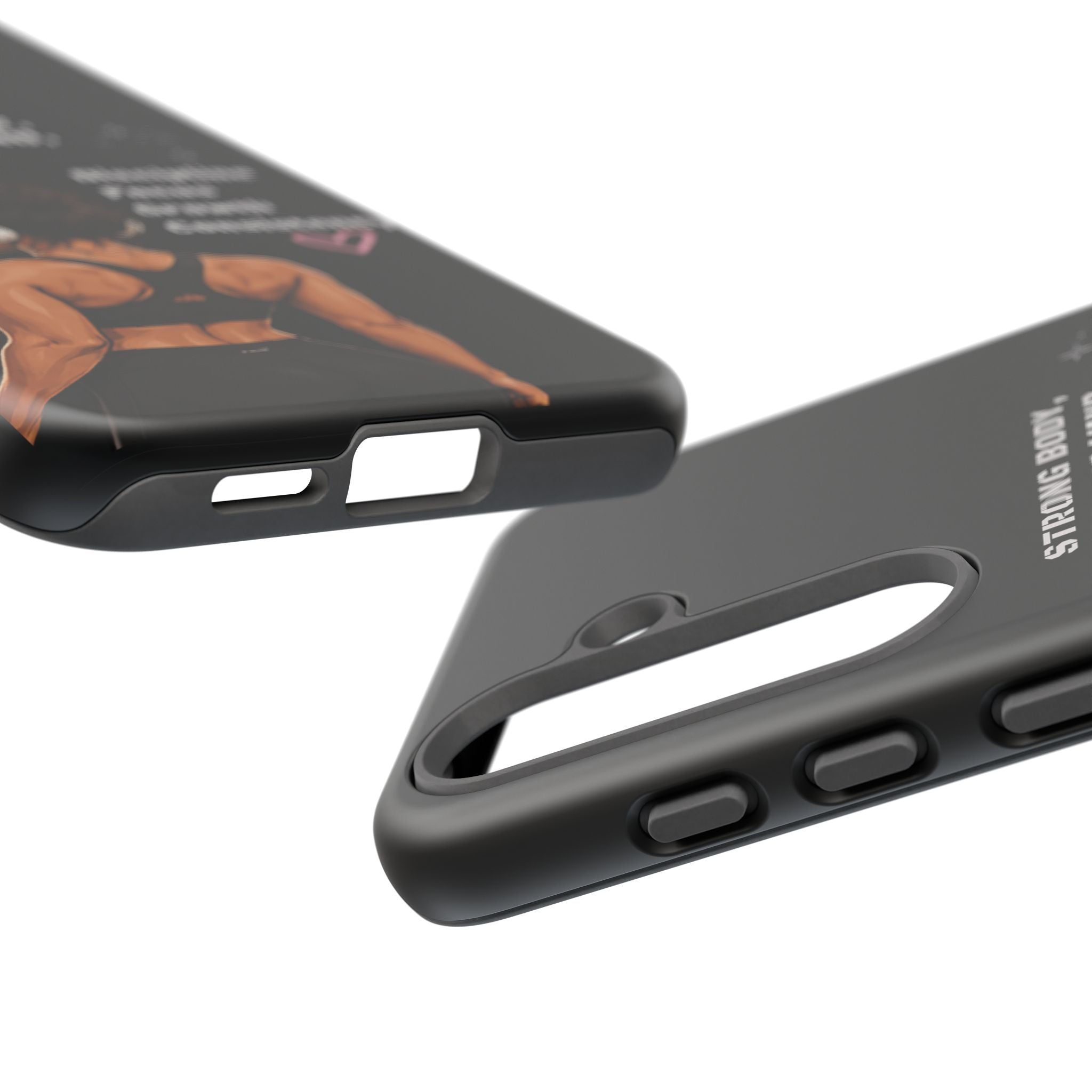 Strong Body, Strong Mind Phone Case — Motivational Fitness Protective Case