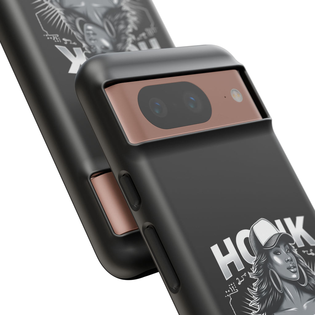 Phone Case — 'Honk' Trucker Girl Retro Semi Truck Protective Case