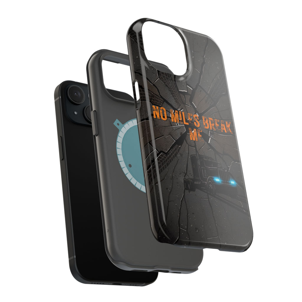Phone Case — Fiery Semi Truck Magnetic Impact-Resistant Case