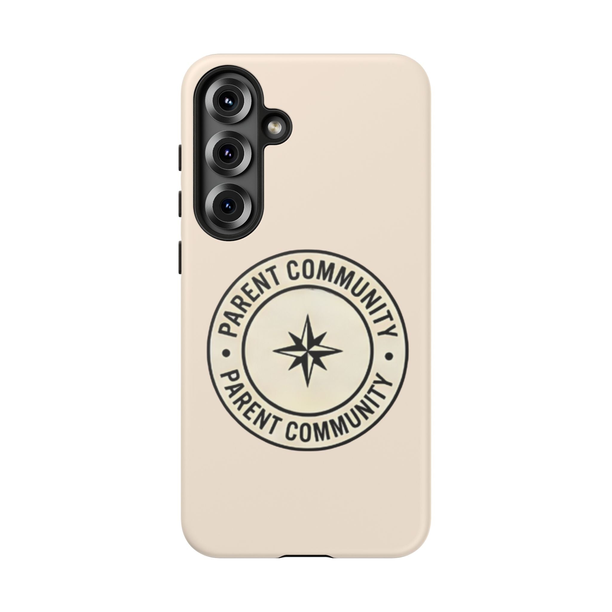 Parent Community Tough Phone Case — Durable Compass Logo Protective Cover