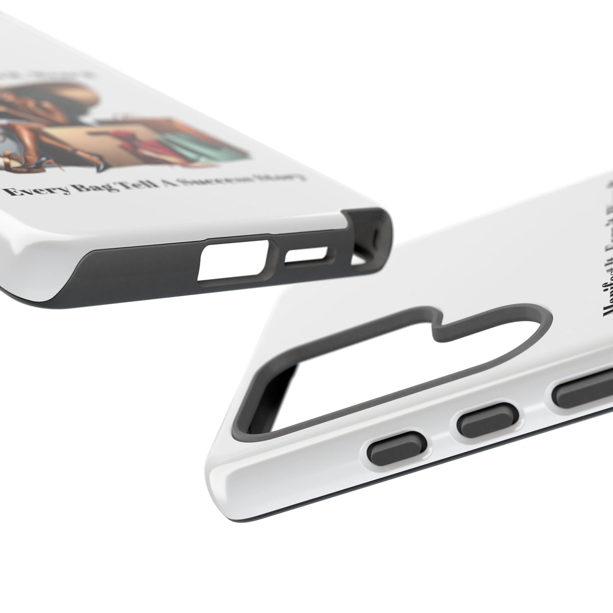 Phone Case - "Manifest It. Earn It. Wear It." Chic Shopper Design