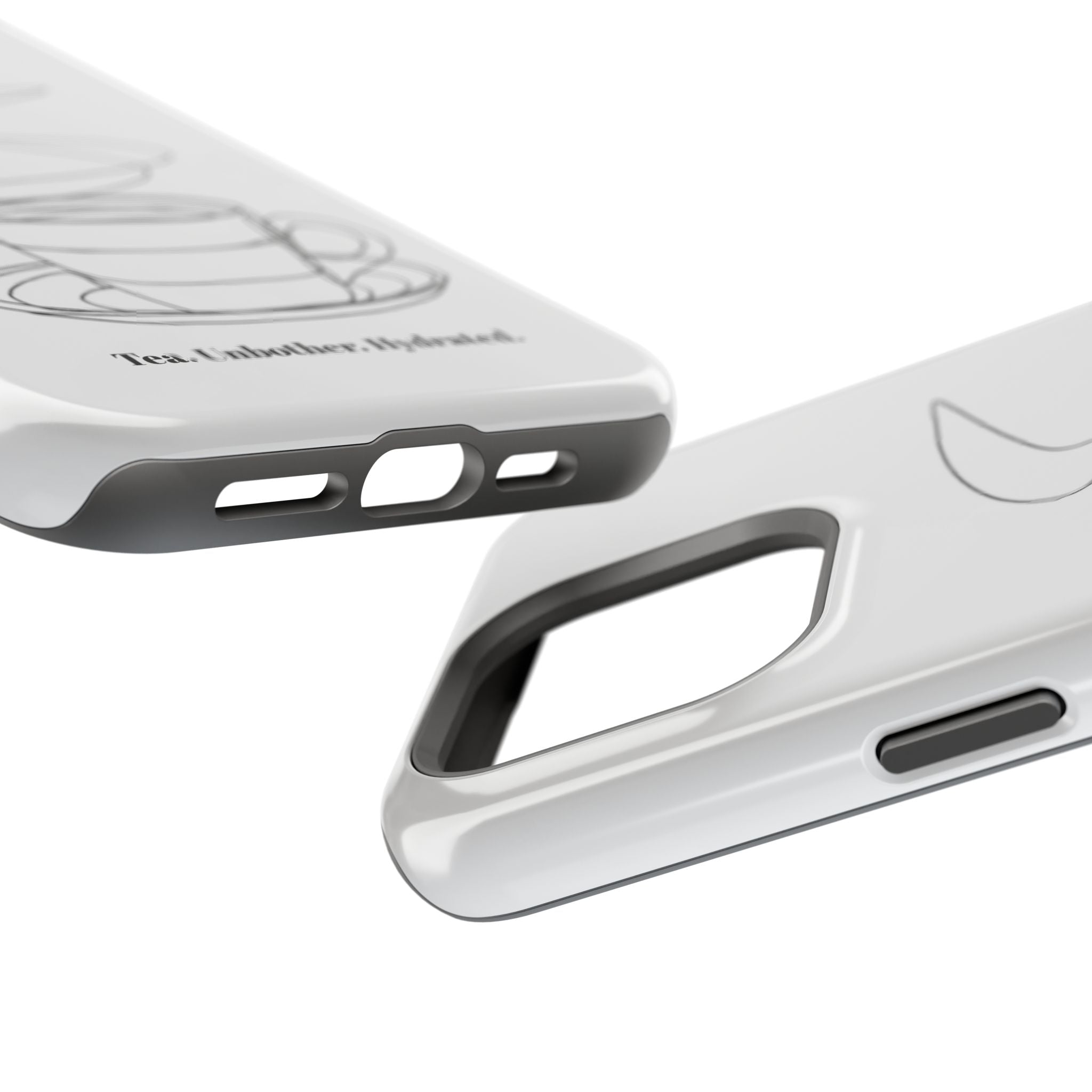Tea Unbothered Hydrated Phone Case — Impact-Resistant